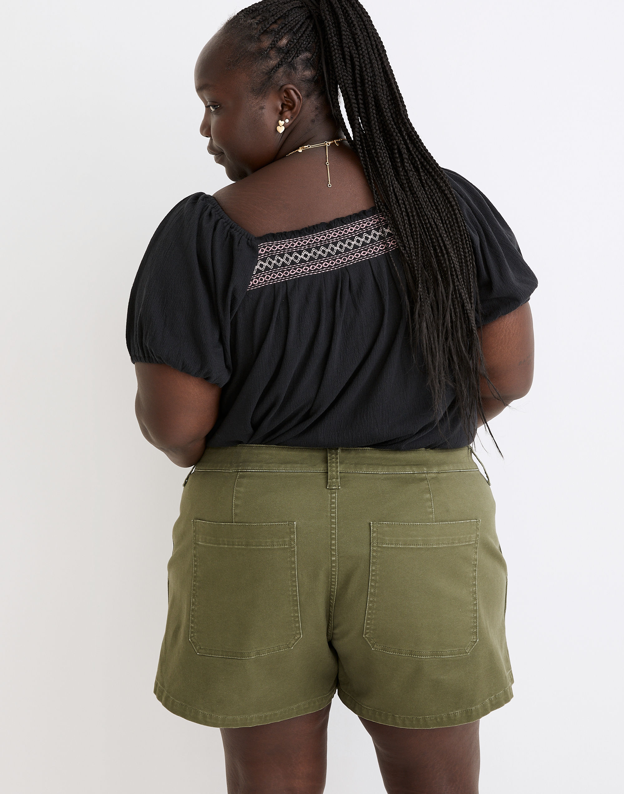 Plus The Perfect Vintage Fatigue Short