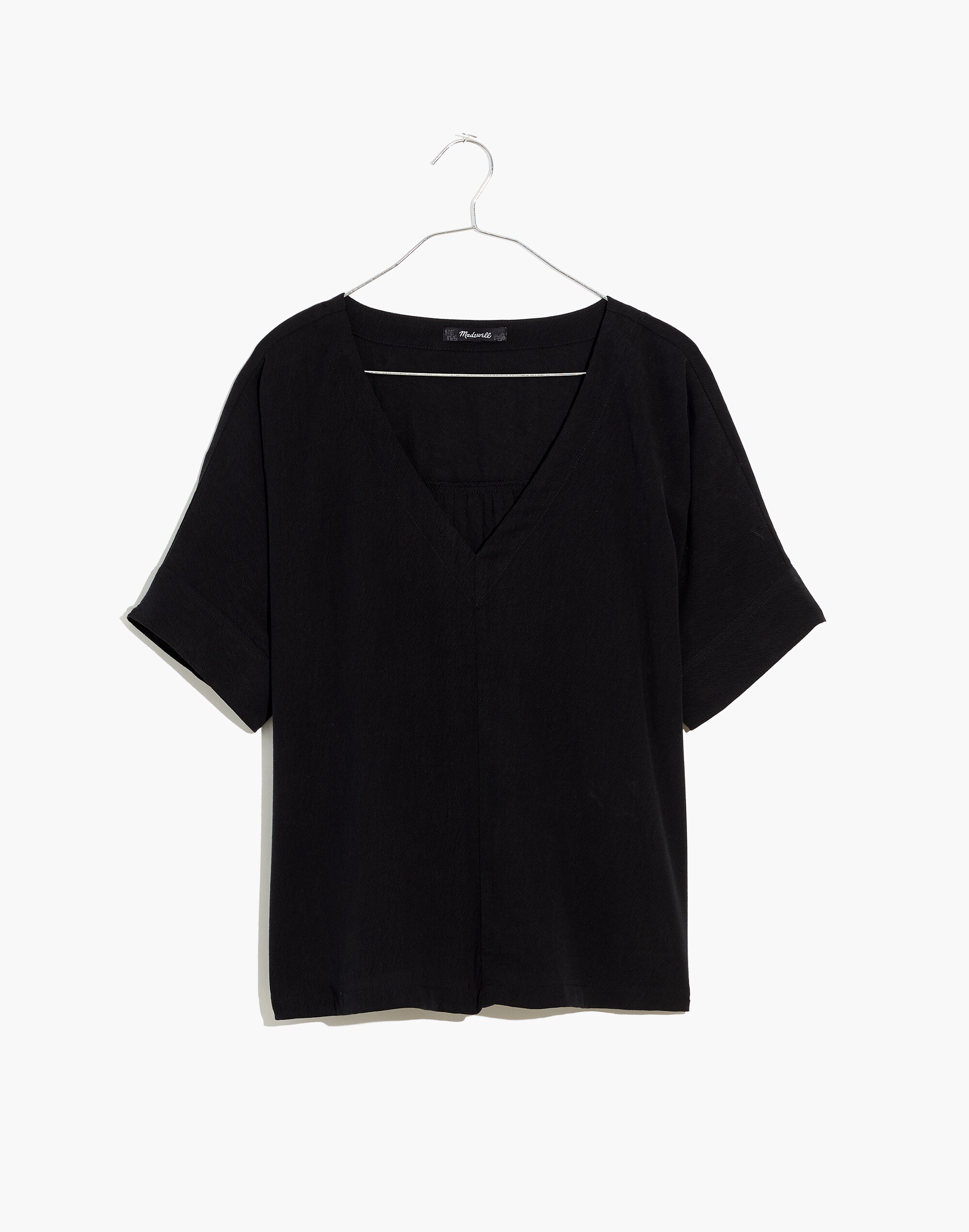 Plus V-Neck Dolman-Sleeve Top