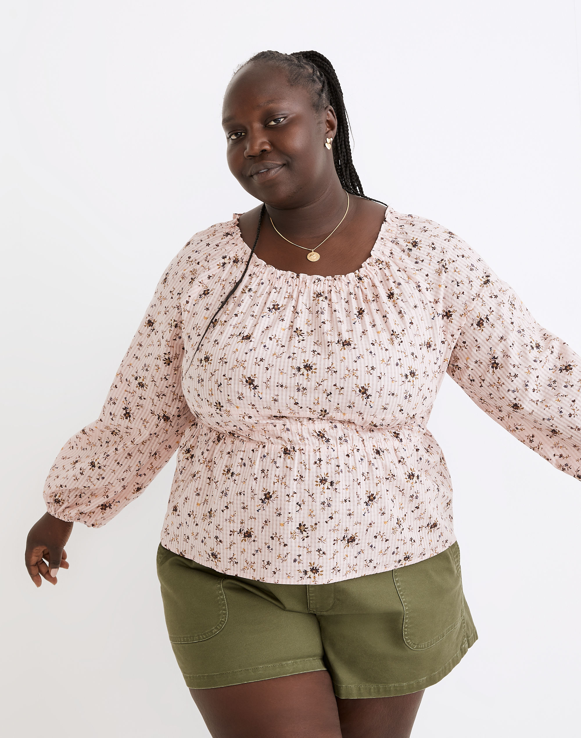 Plus Sophia Top in Bouquet Floral | Madewell