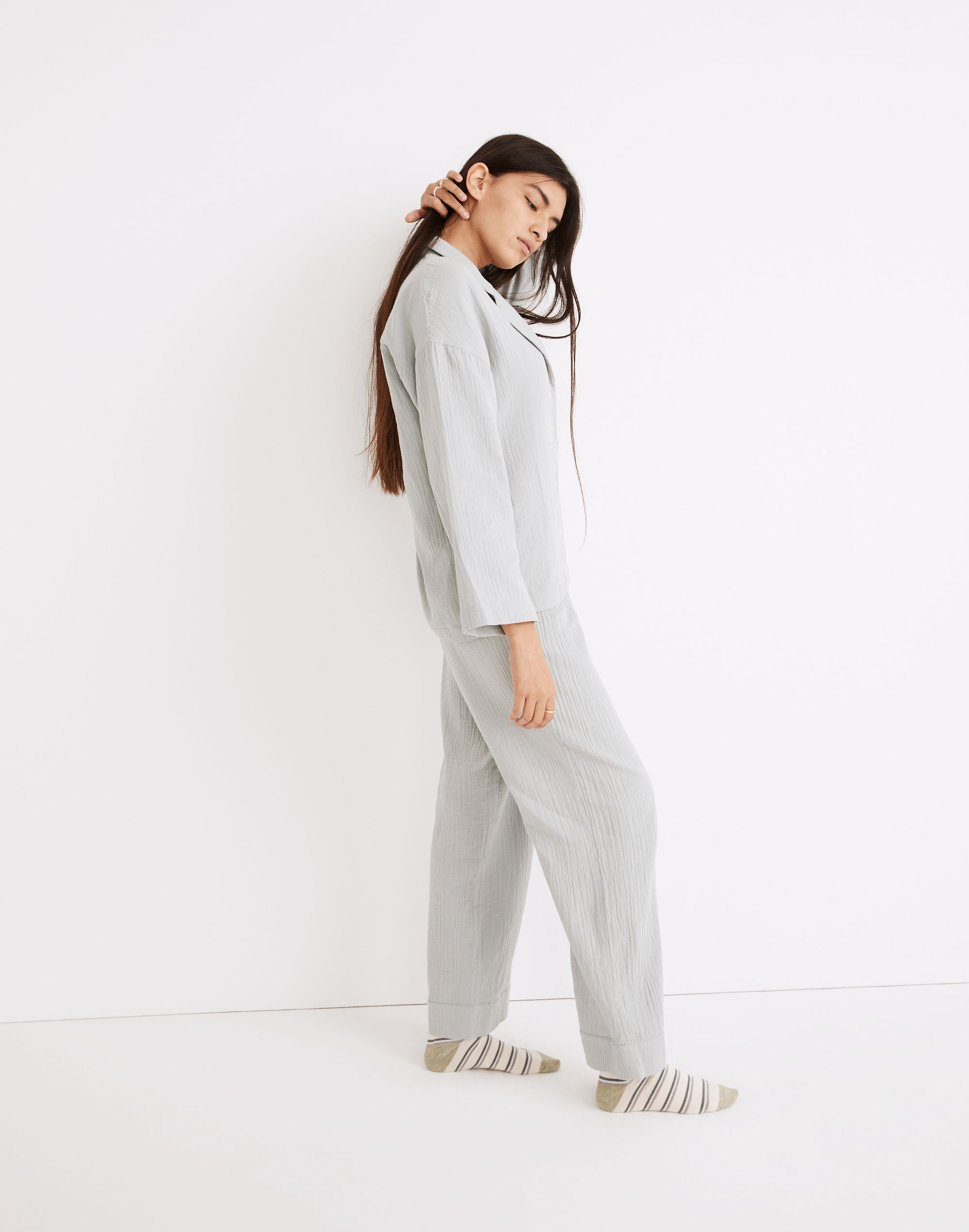 Lightestspun Oversized Long Pajama Set