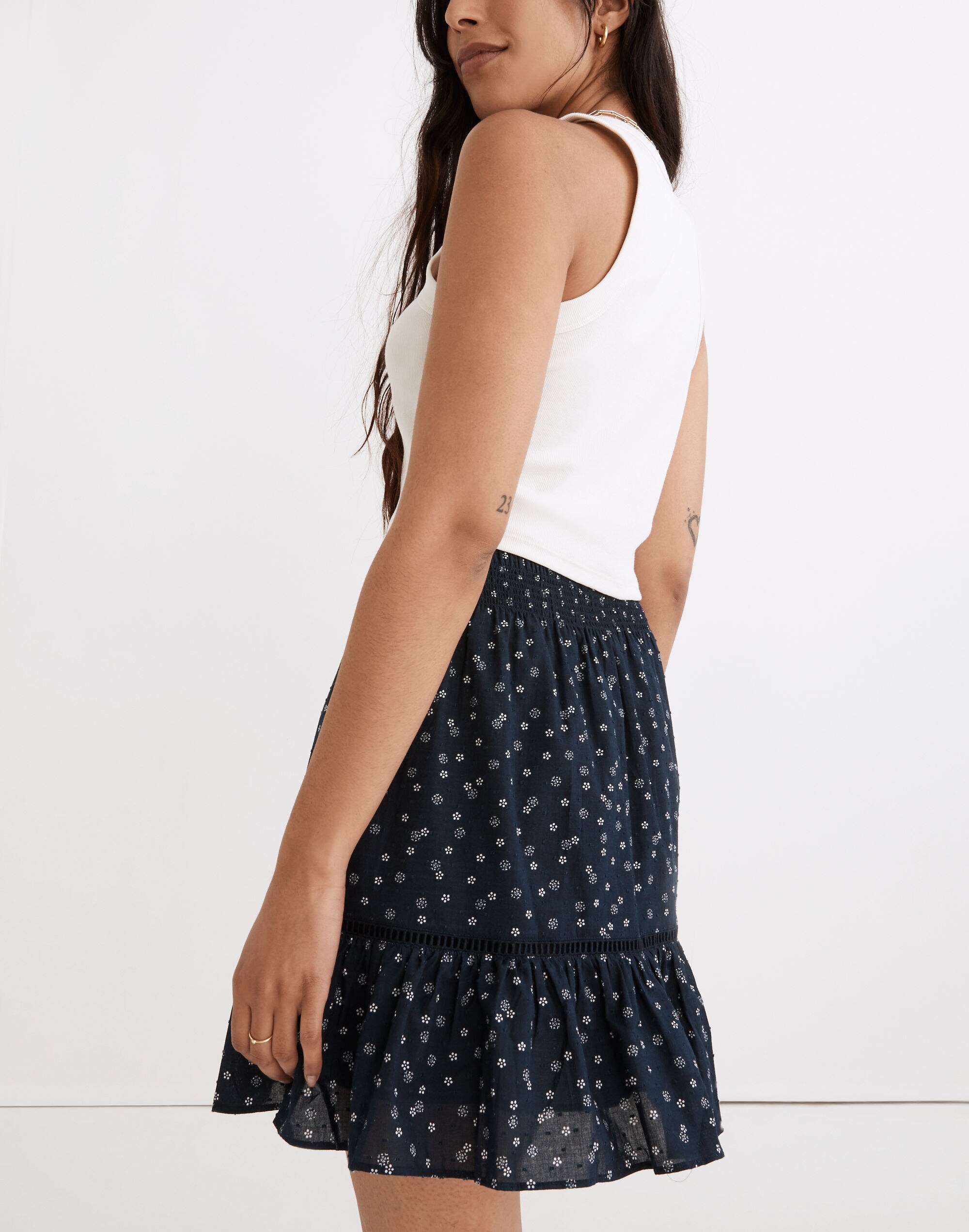 ウノピュウS/SMOCK NECK BANDANA SKIRT set up Amazon.com