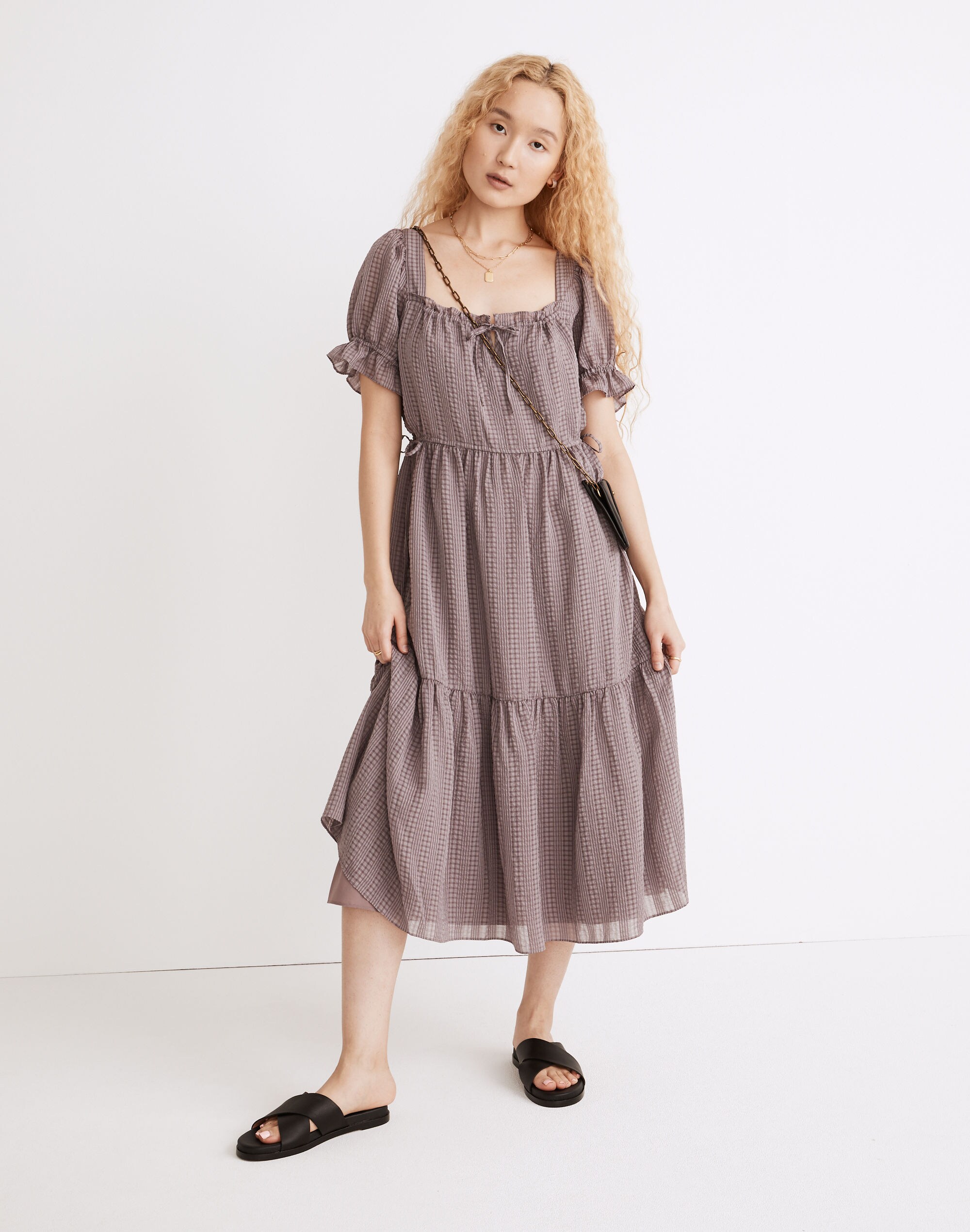 madewell metallic corsage tiered midi dress Madewell | Dresses | Madewell Metallic Corsage Tiered Dress