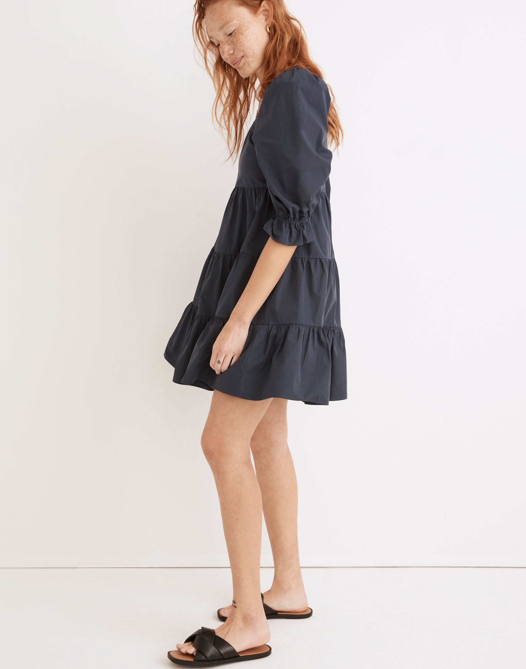 Poplin Lizzie Babydoll Dress