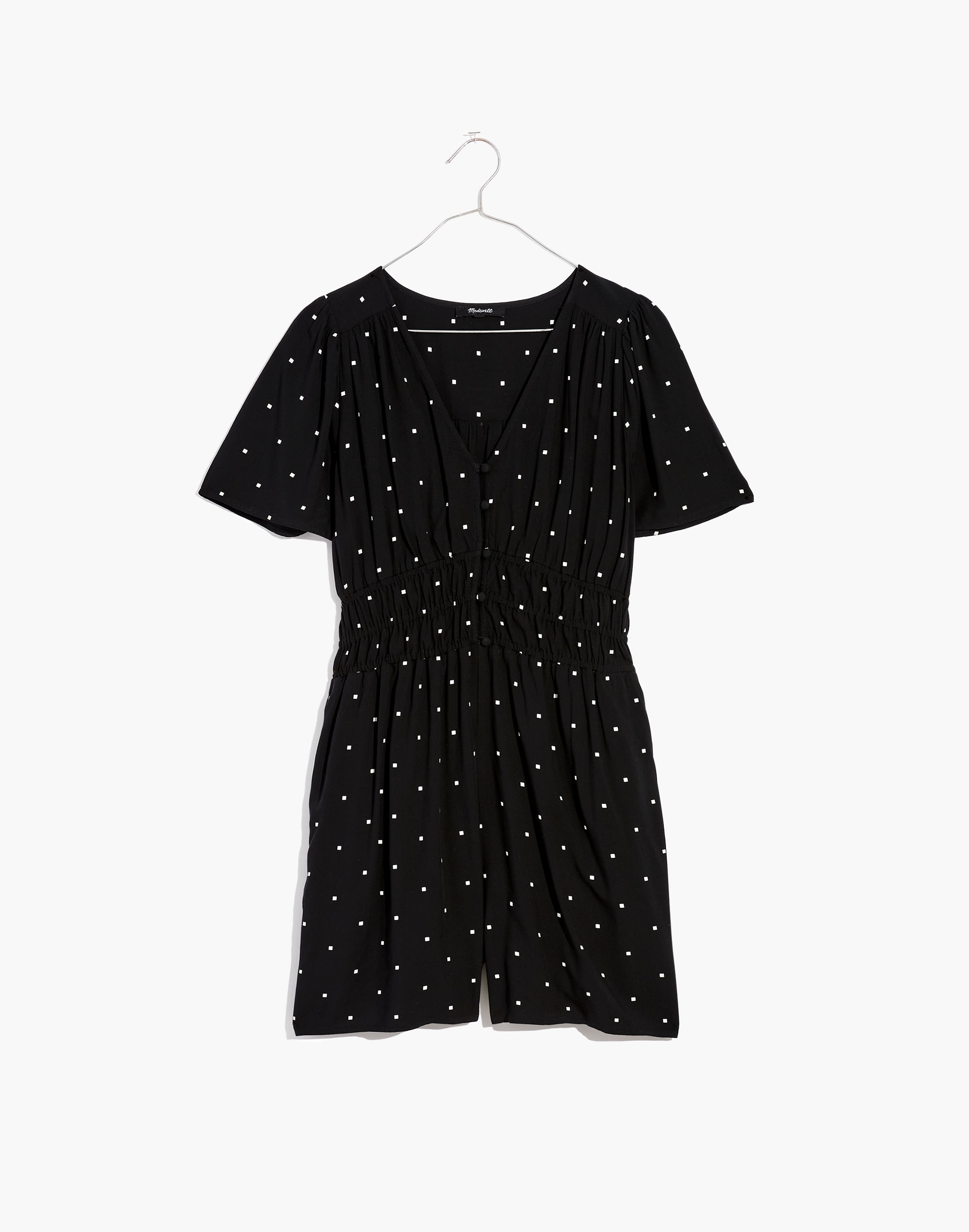 Sophia Romper in Square Spot
