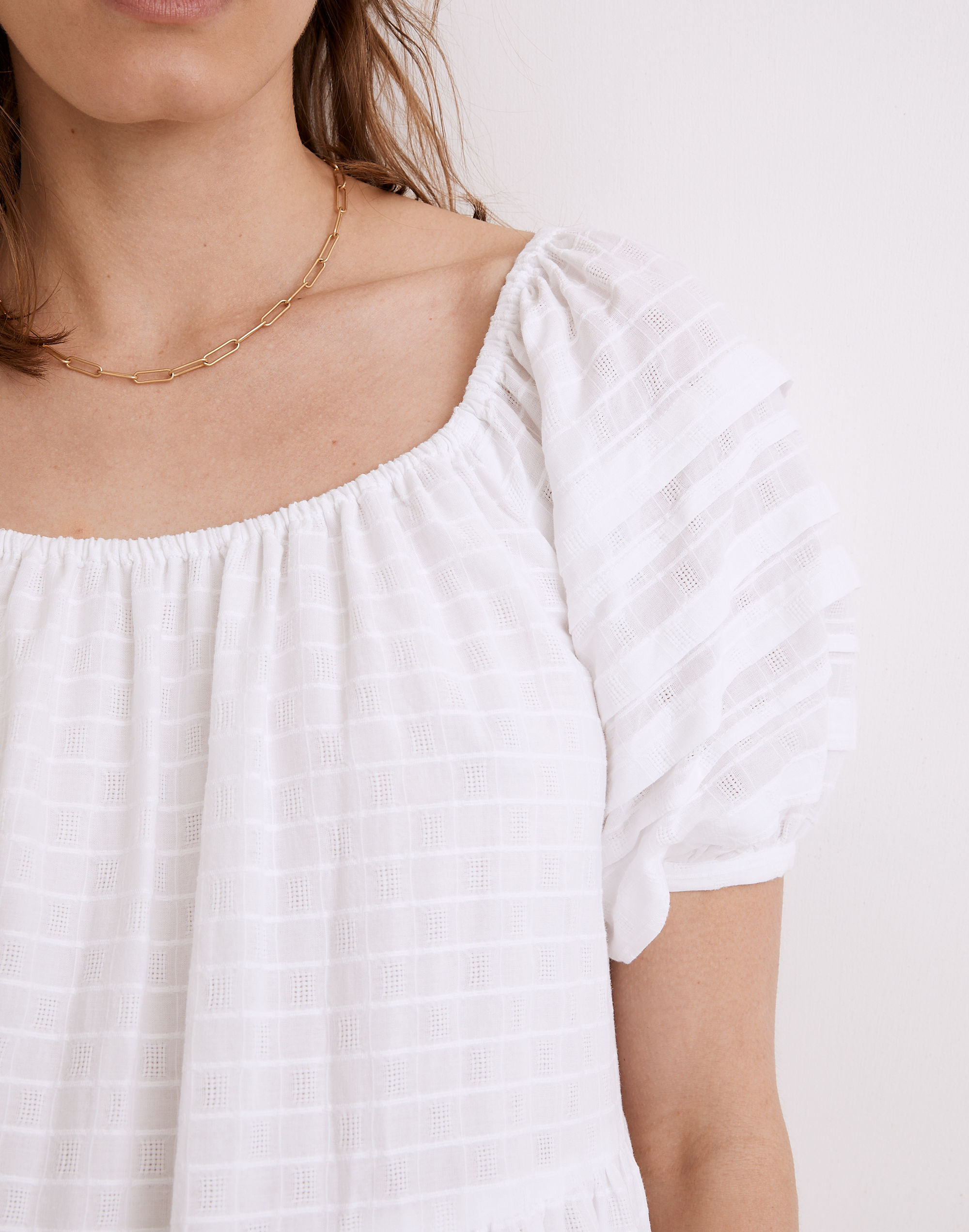 Petite Pintuck Easy Midi Dress