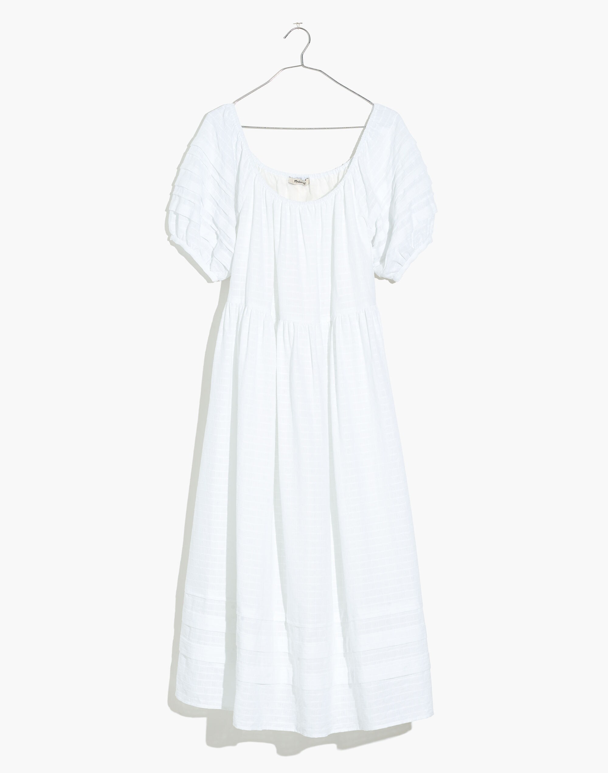 Petite Pintuck Easy Midi Dress