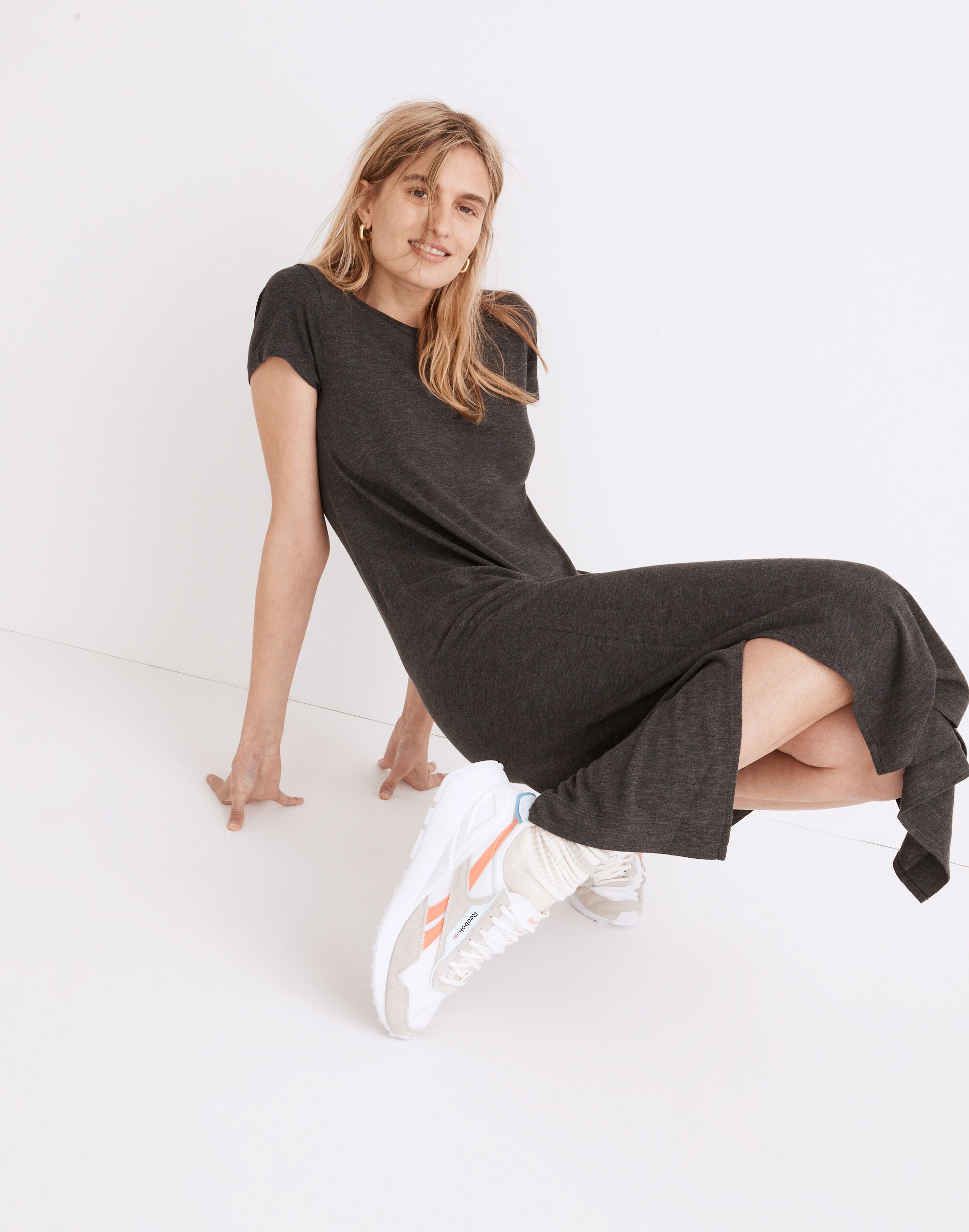 Relaxed Midi Tee Dress