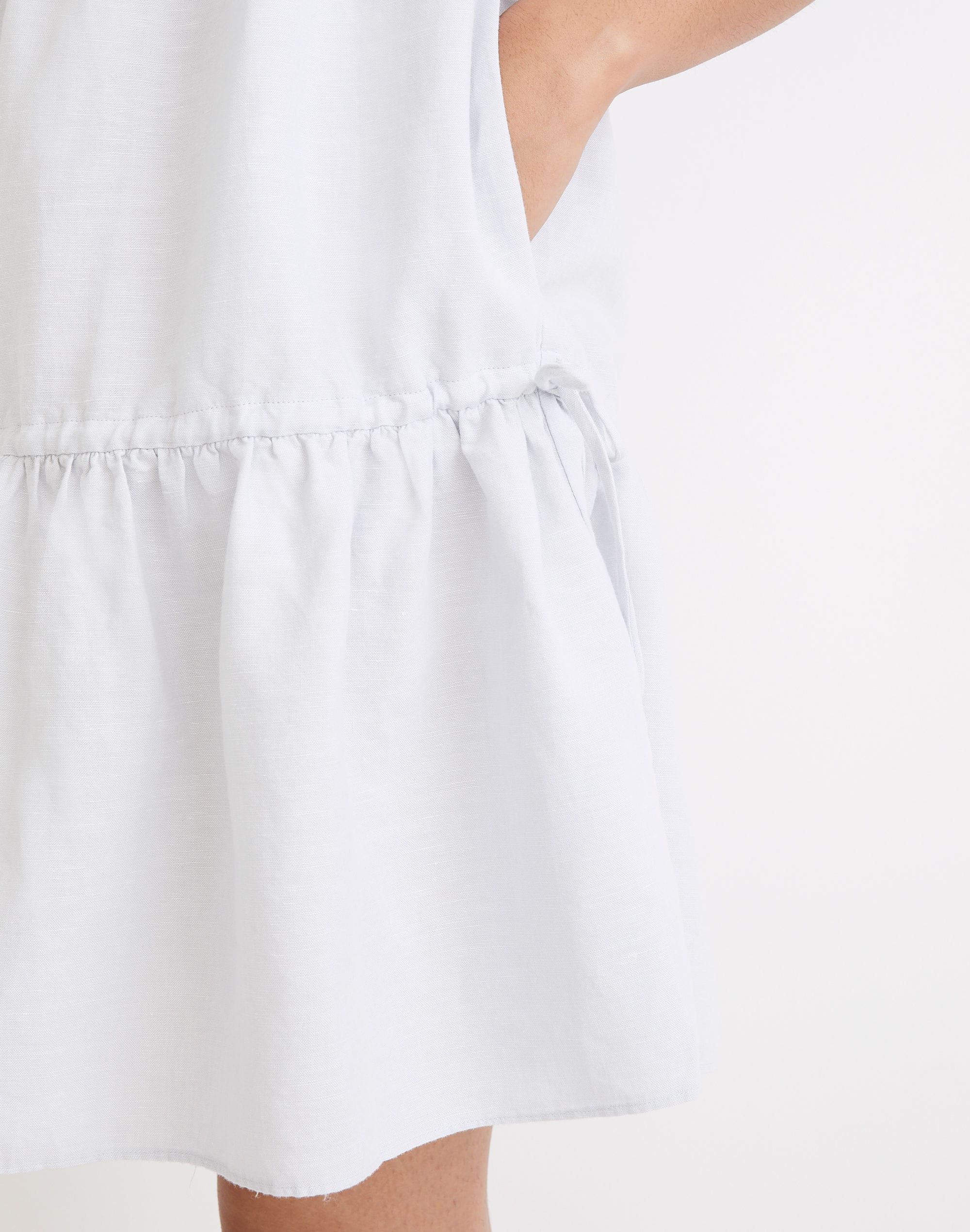 Linen-Blend Lorelei Mini Dress