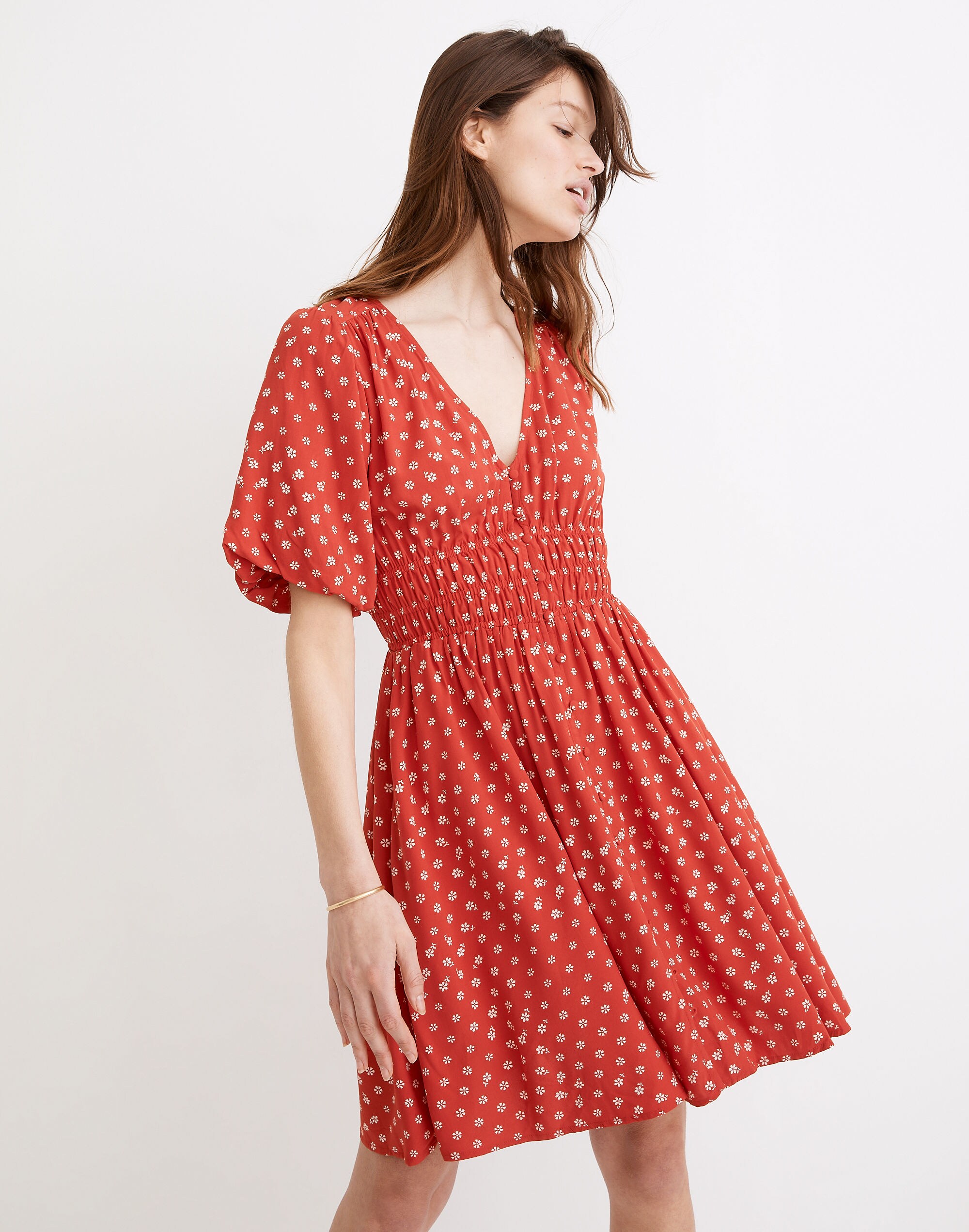 Sophia Mini Dress in Bandana Flower