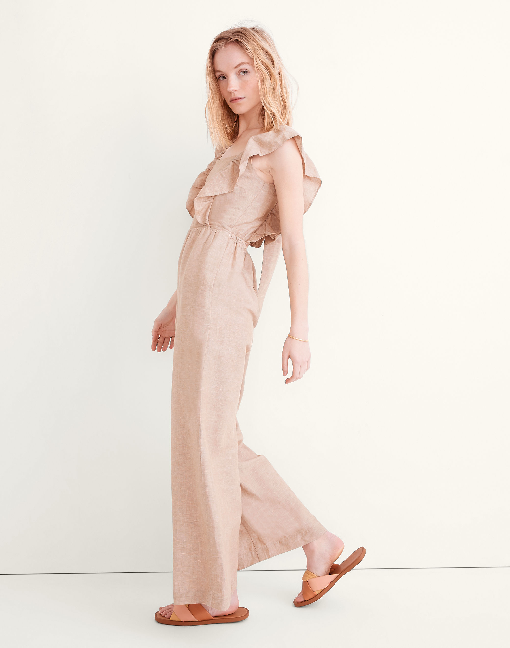 Louren 新品未使用　back tie combinaison Louren＊back tie over jumpsuit