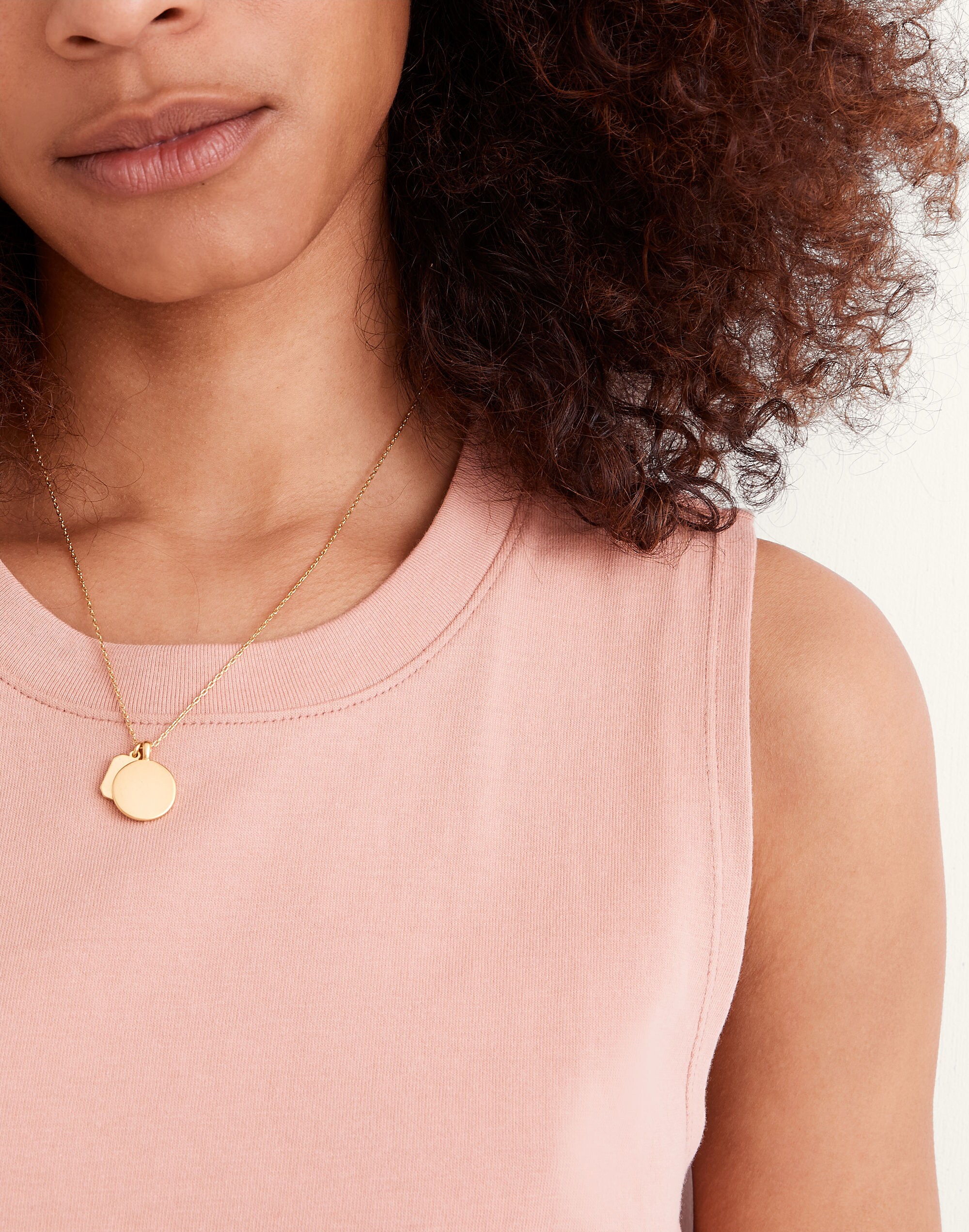 Organic Cotton Crewneck Tank Midi Dress