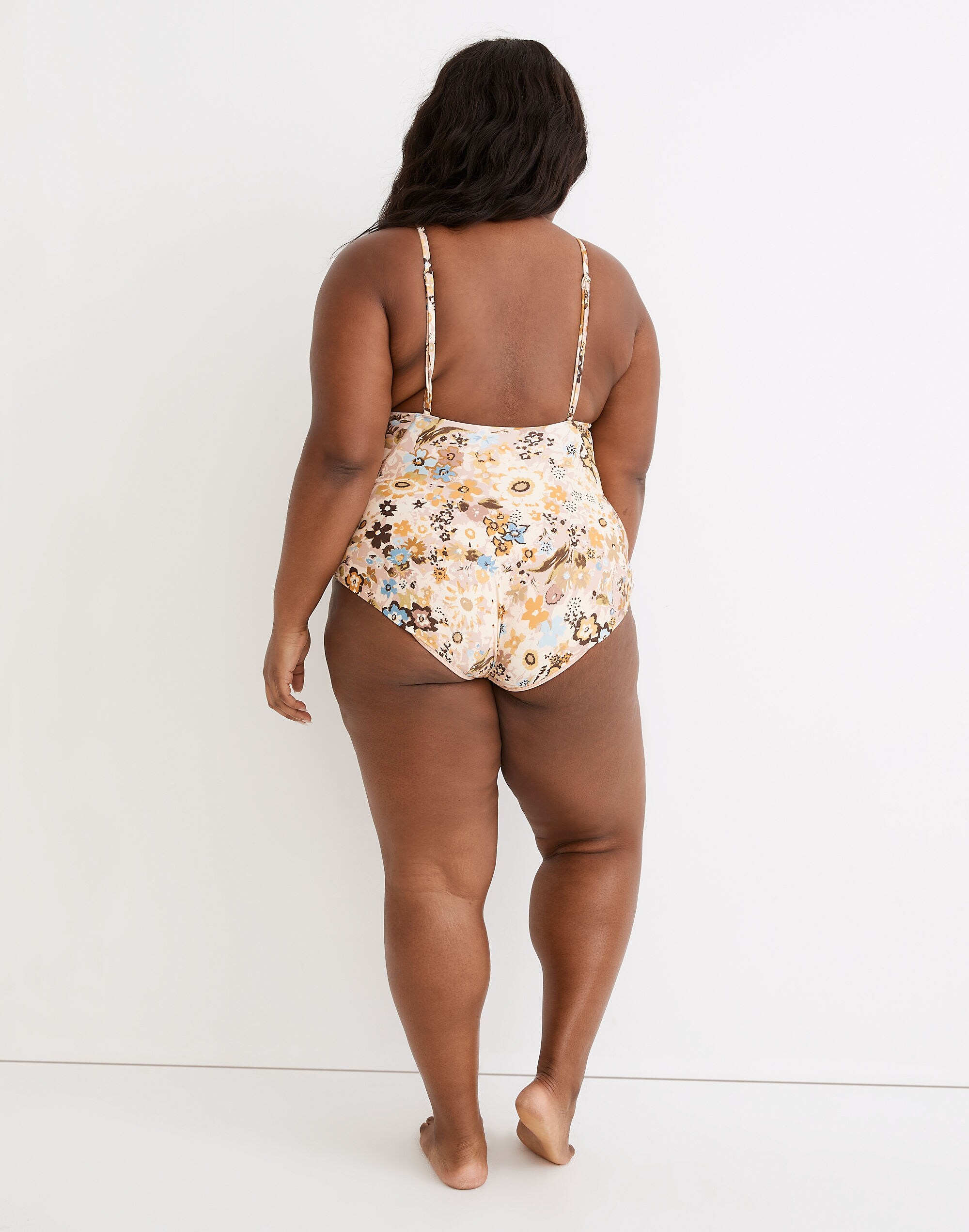 Plus Madewell Second Wave High-Neck One-Piece Swimsuit