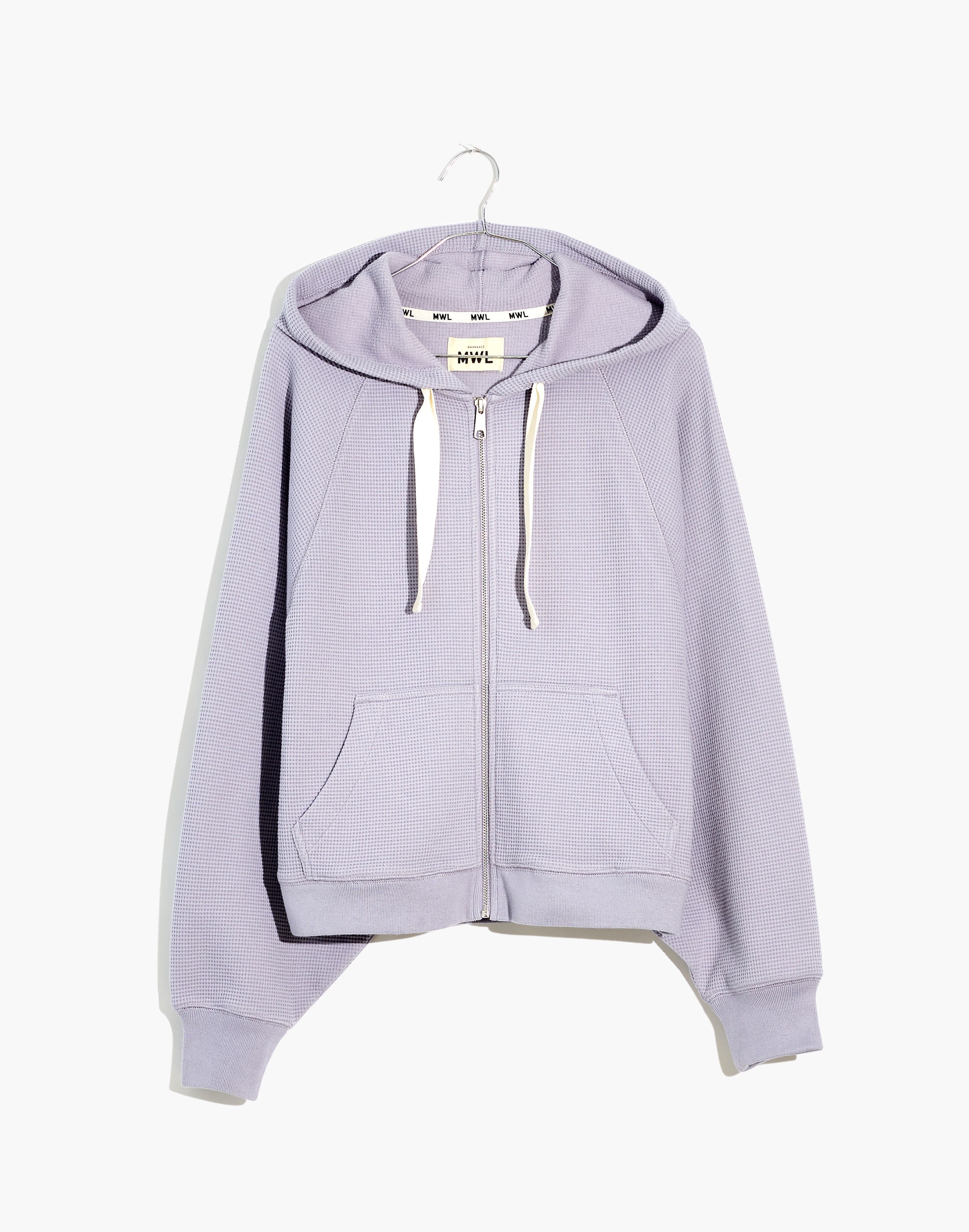 MWL Textured Waffle Cocoon Hoodie Sweatshirt