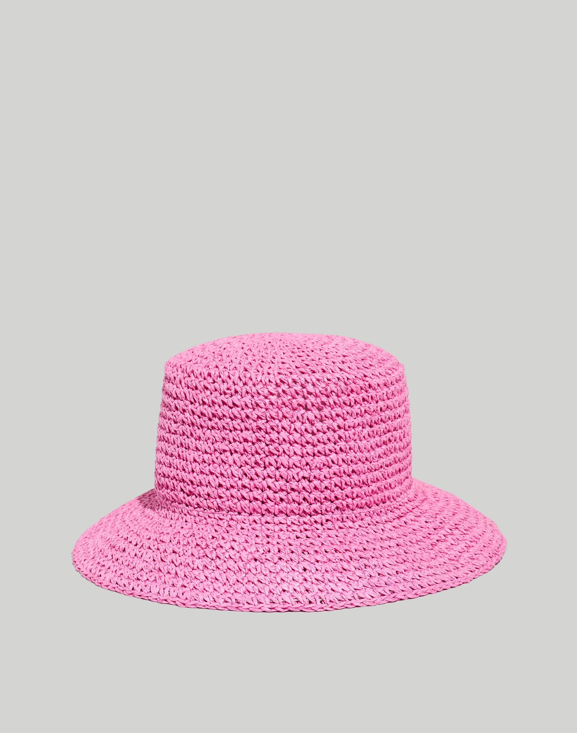Straw Bucket Hat
