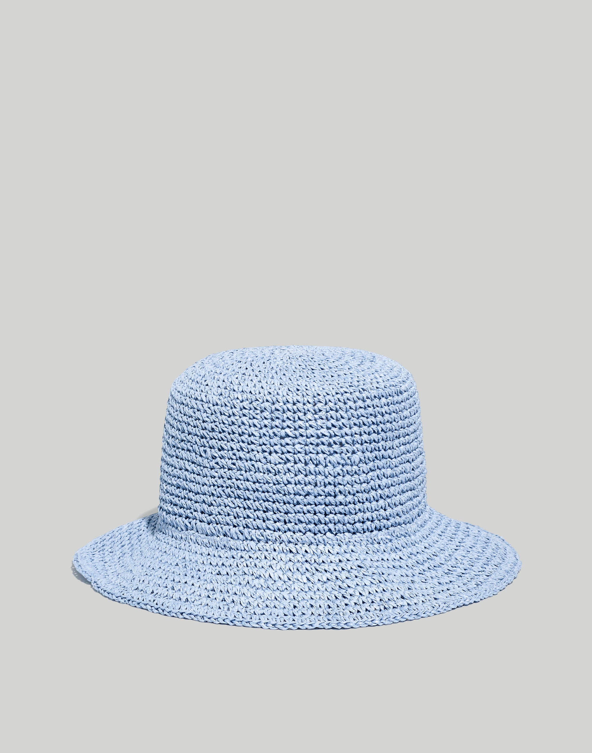 Straw Bucket Hat