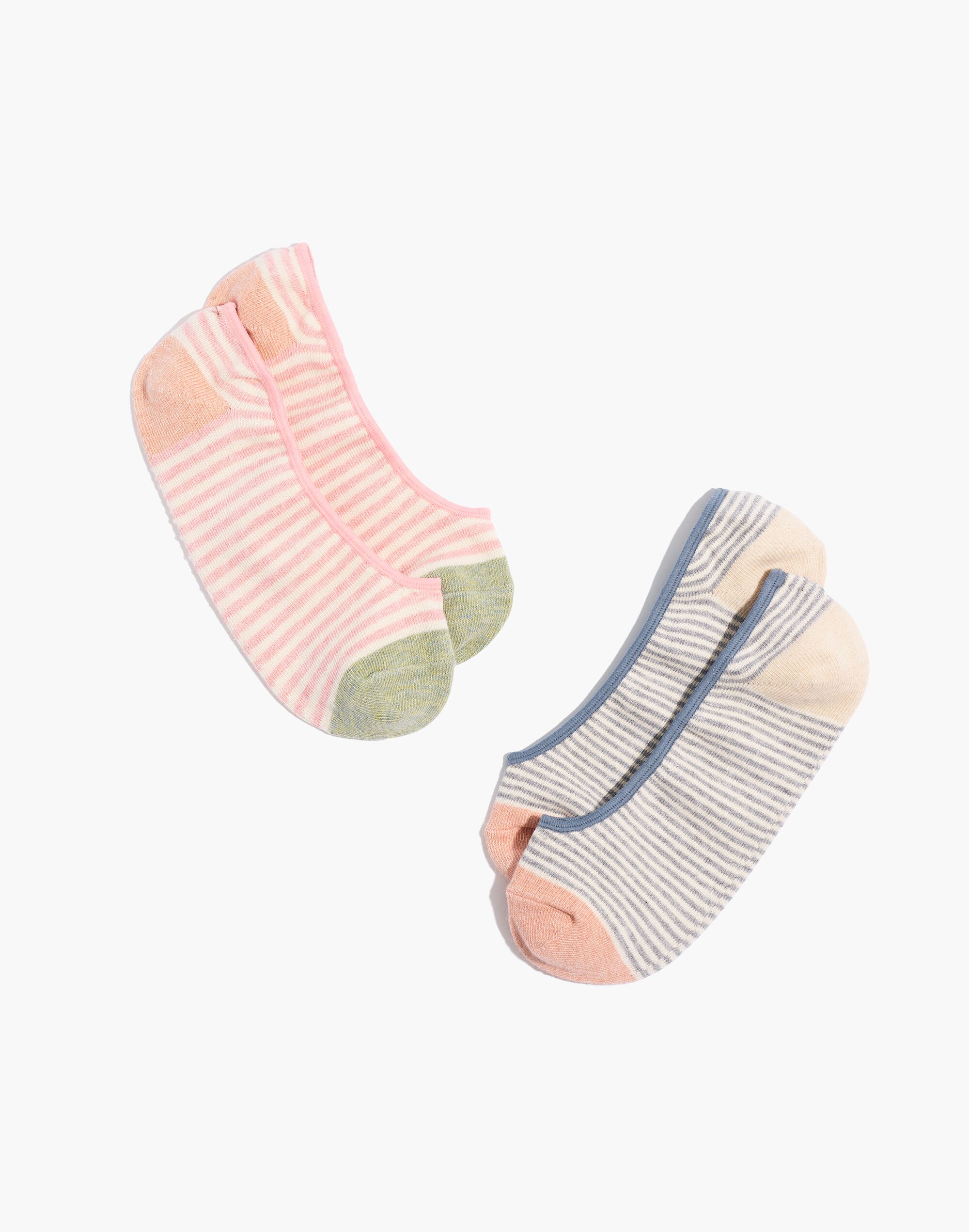 two-pack earth-dyed low-profile socks