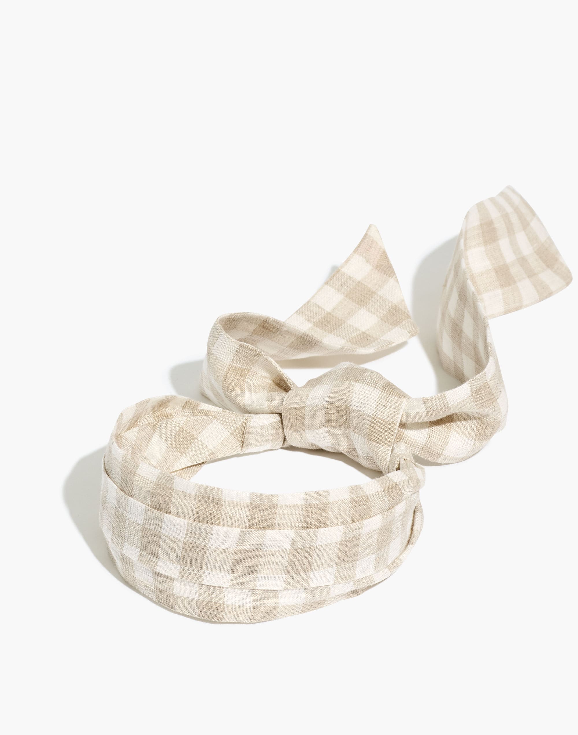 Covered Tie-Back Headband