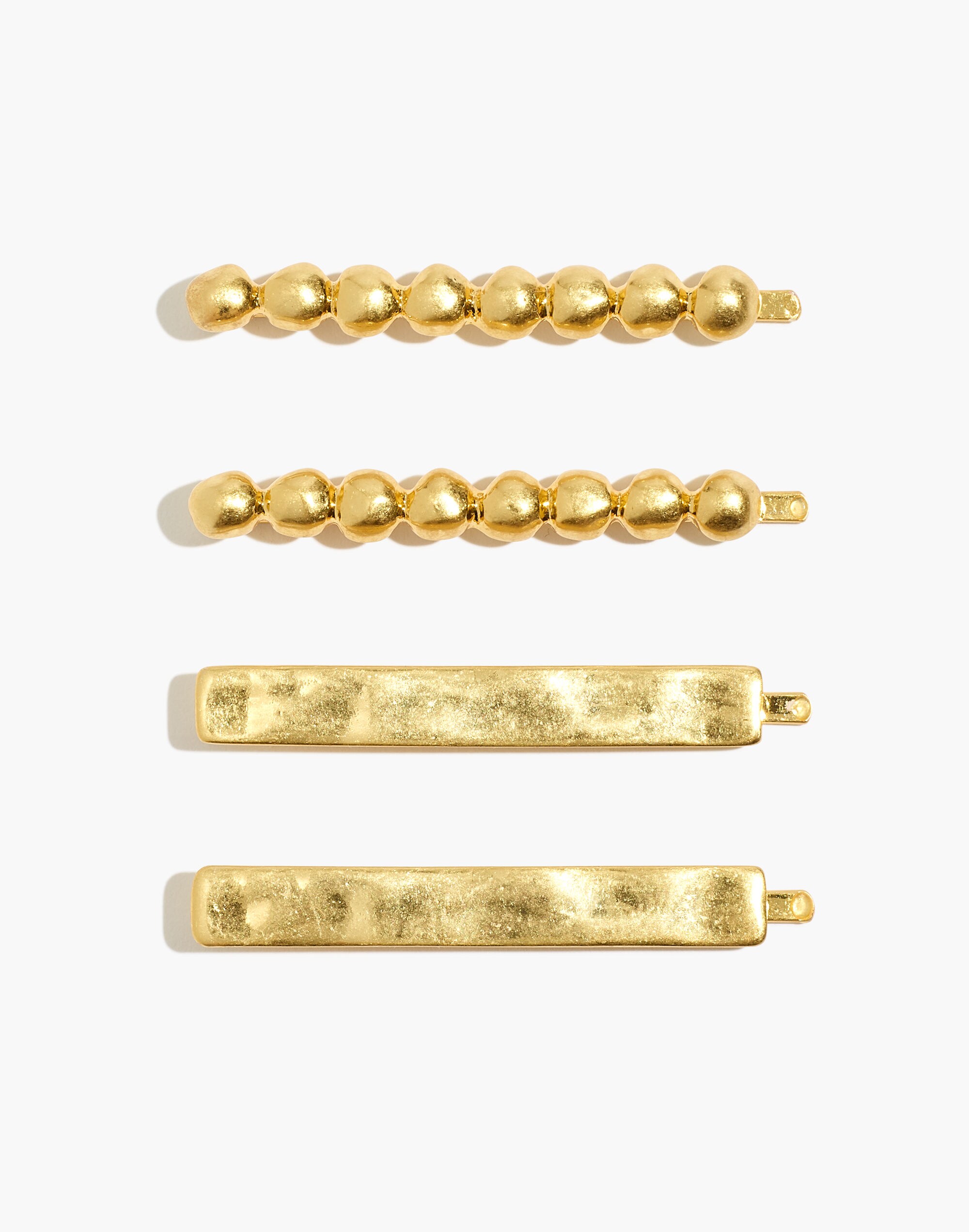 four-pack textured hair pins
