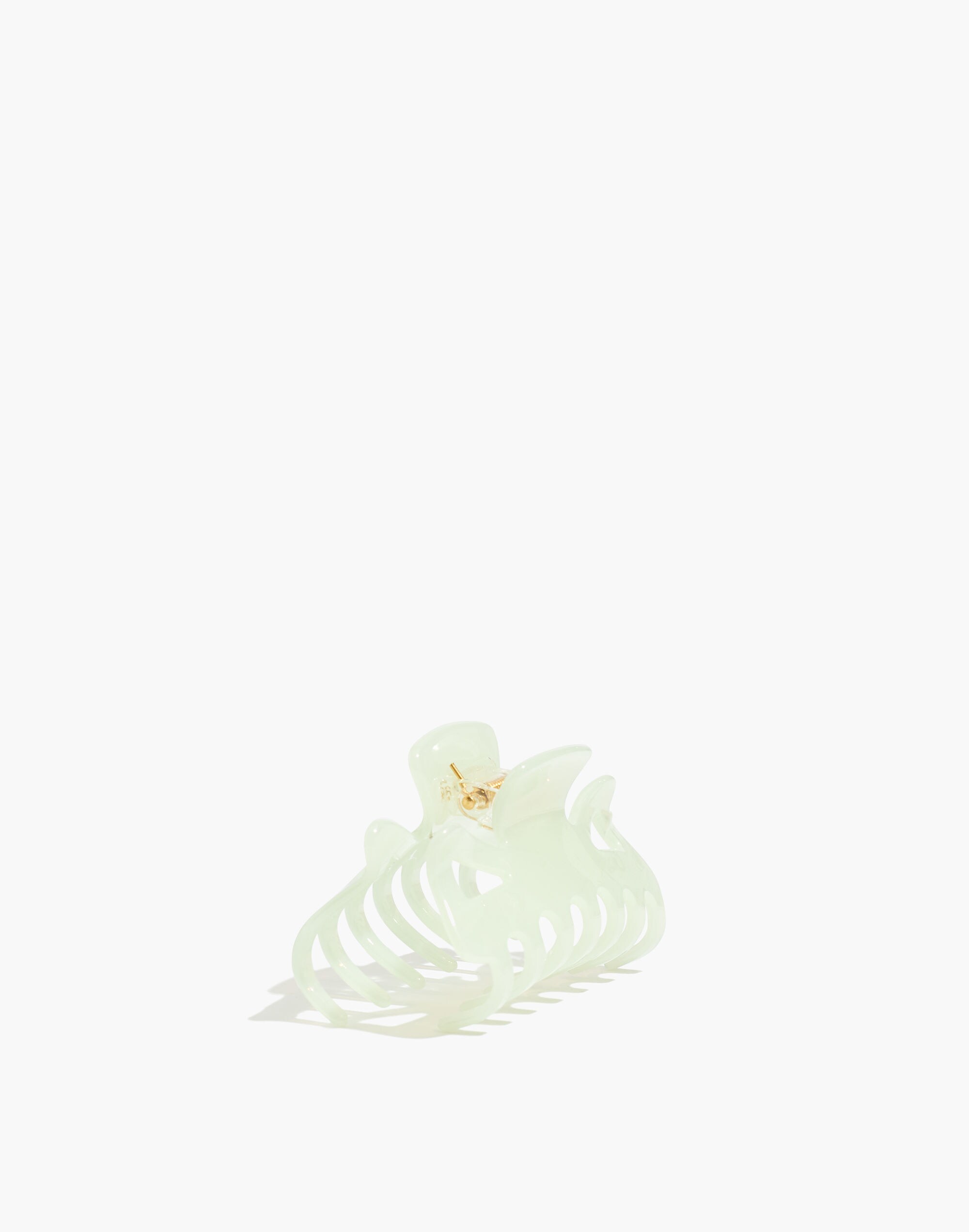 translucent medium claw hair clip