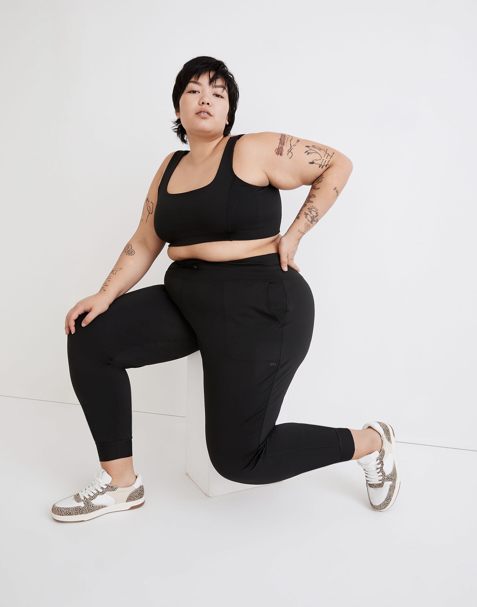 Plus MWL Flex Skinny Joggers in null image 2