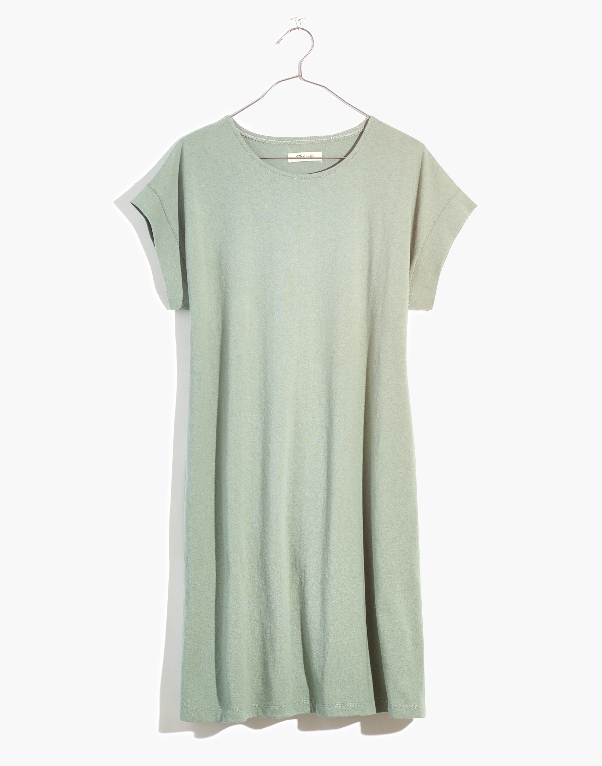 Plus Organic Cotton Cap-Sleeve Tee Dress