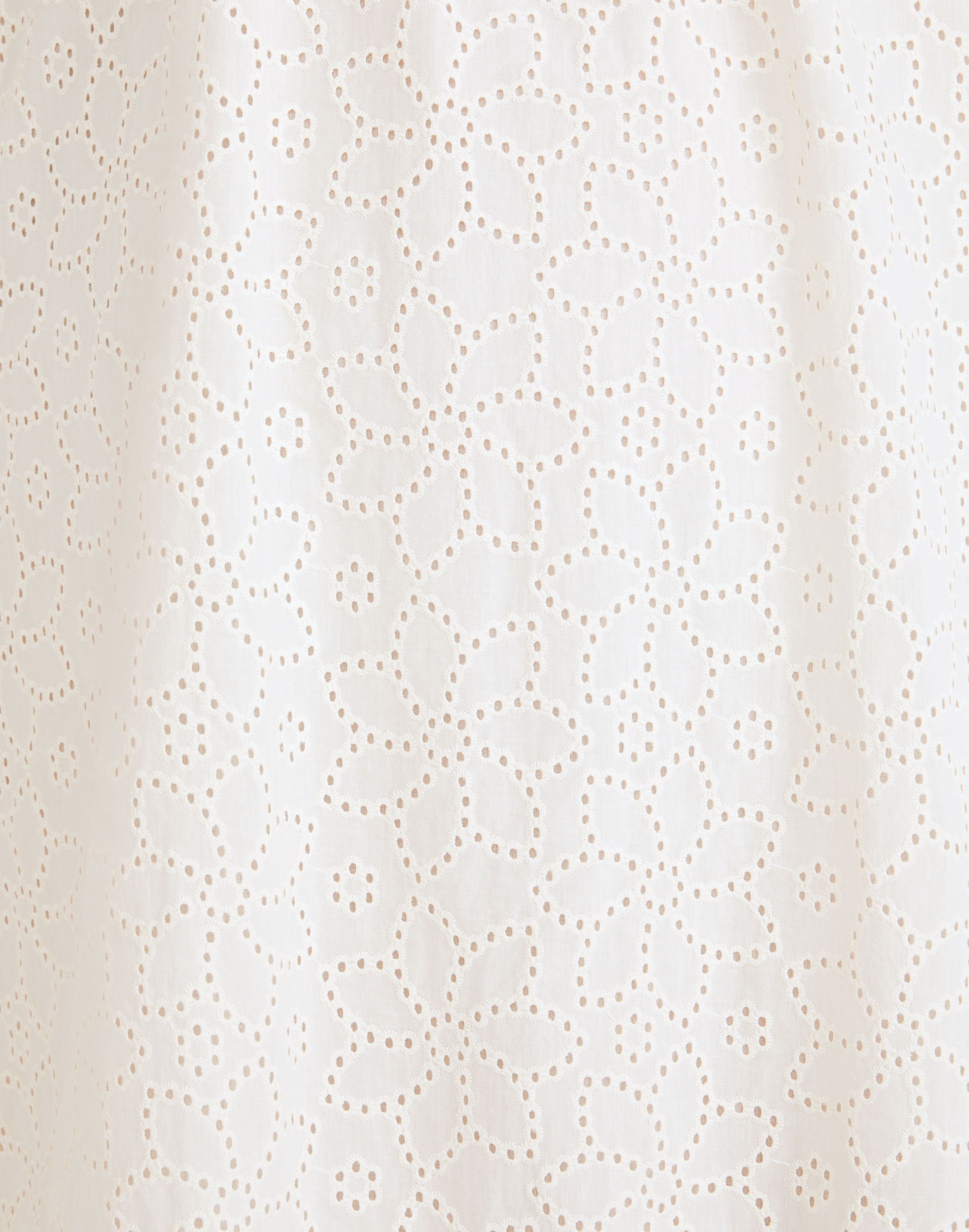 Plus Eyelet Ruffle-Sleeve Mini Dress