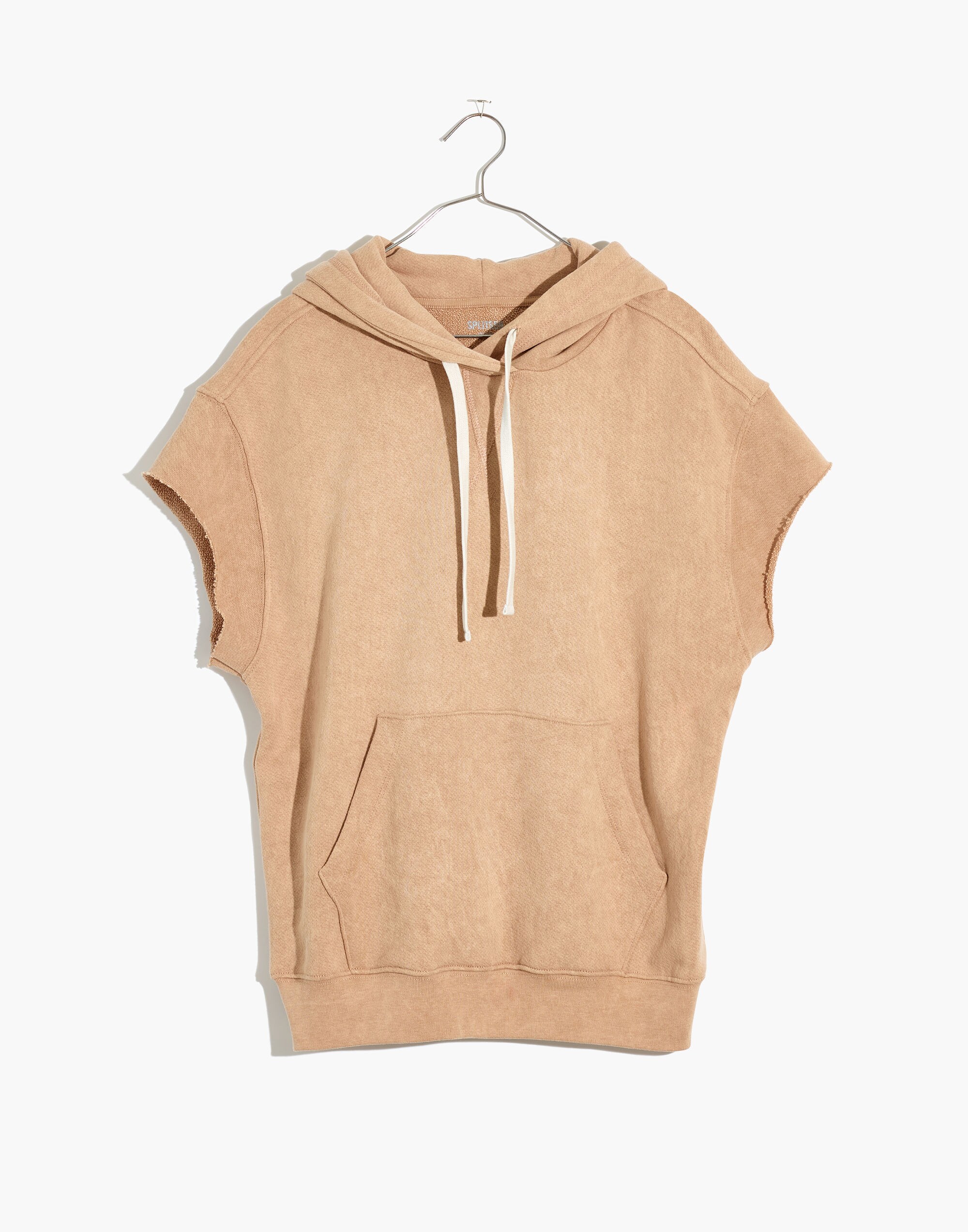 Splits59&trade; French Terry Kitty Short-Sleeved Hoodie Sweatshirt