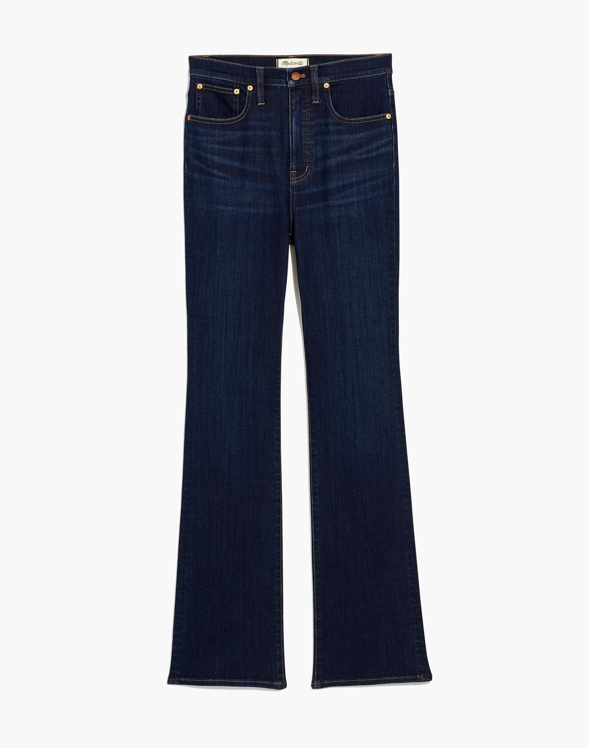 11" High-Rise Flare Jeans in Larkspur Wash: TENCEL&trade; Denim Edition