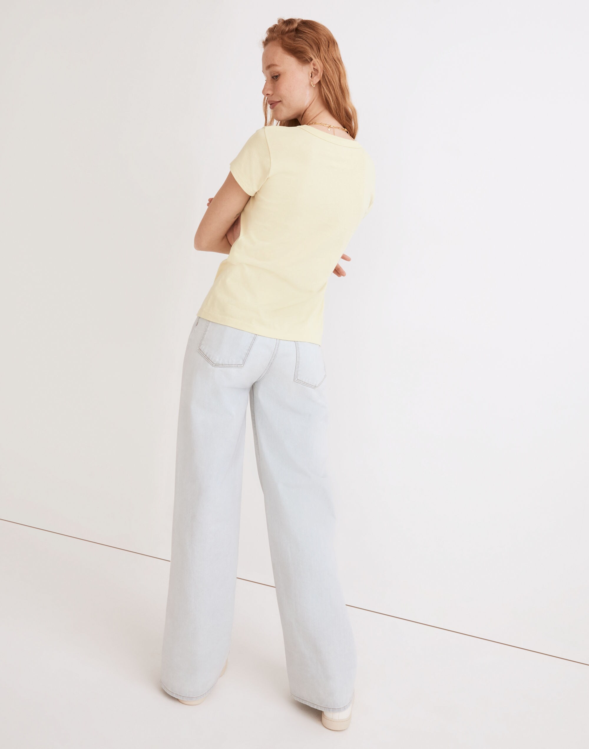 Madewell x Made Some Souvenirs Embroidered Perfect Vintage Tee