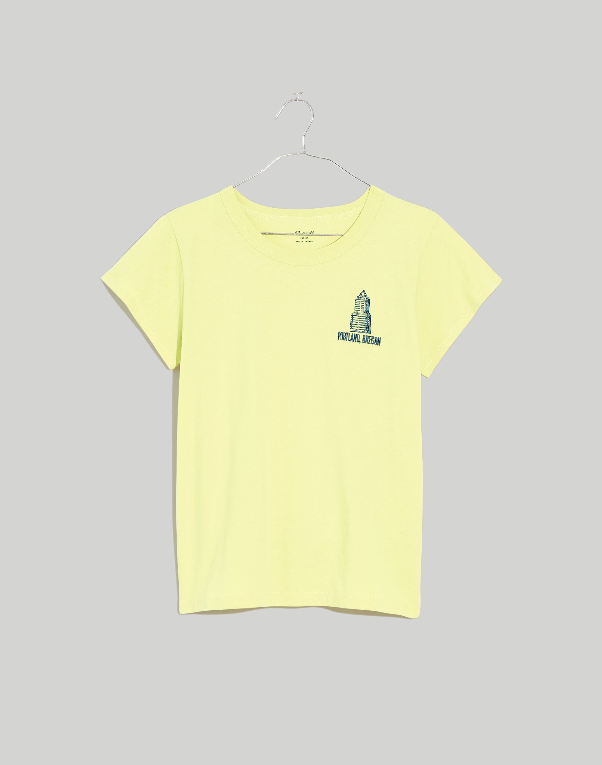 Madewell x Made Some Souvenirs Embroidered Perfect Vintage Tee