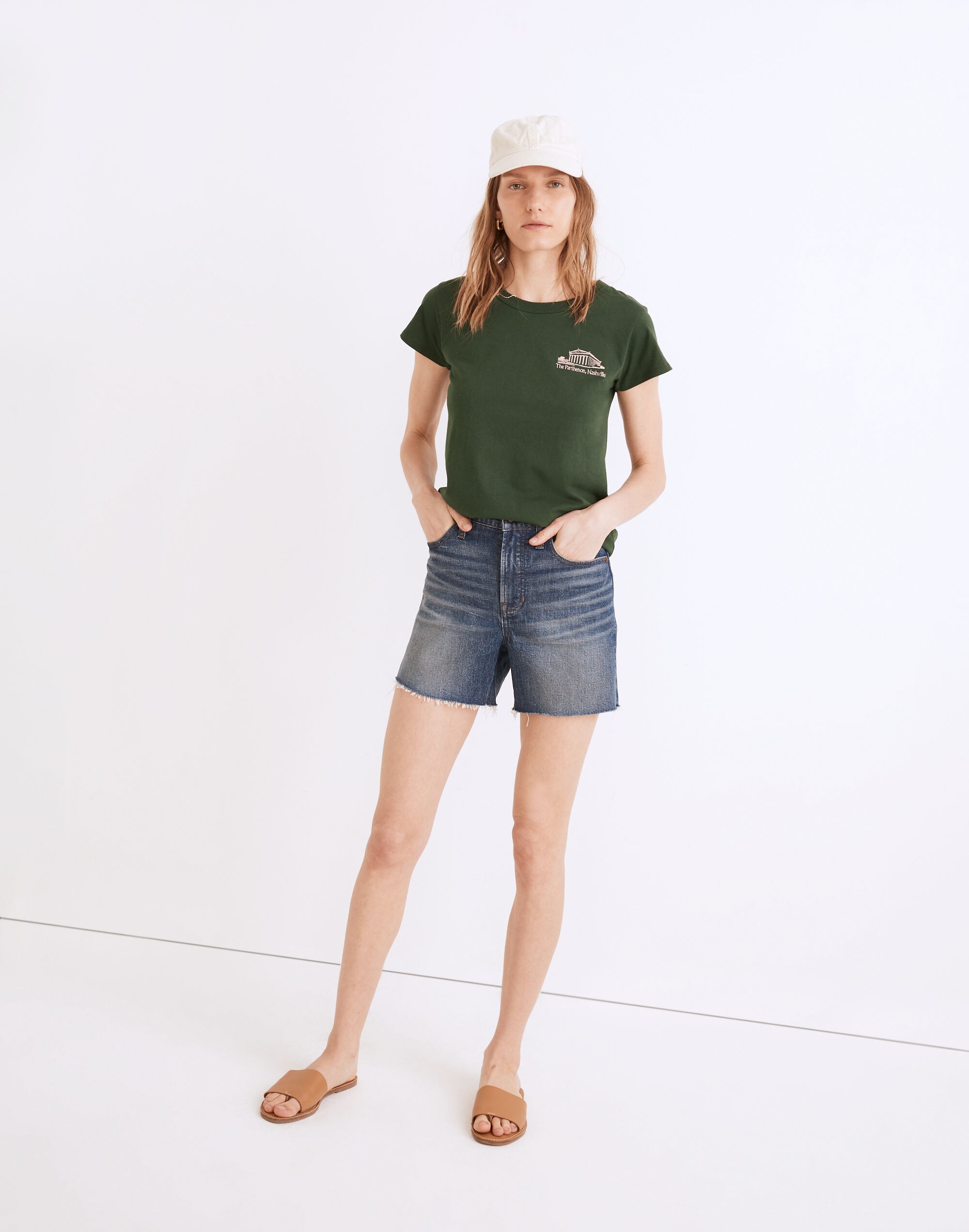Madewell x Made Some Souvenirs Embroidered Perfect Vintage Tee