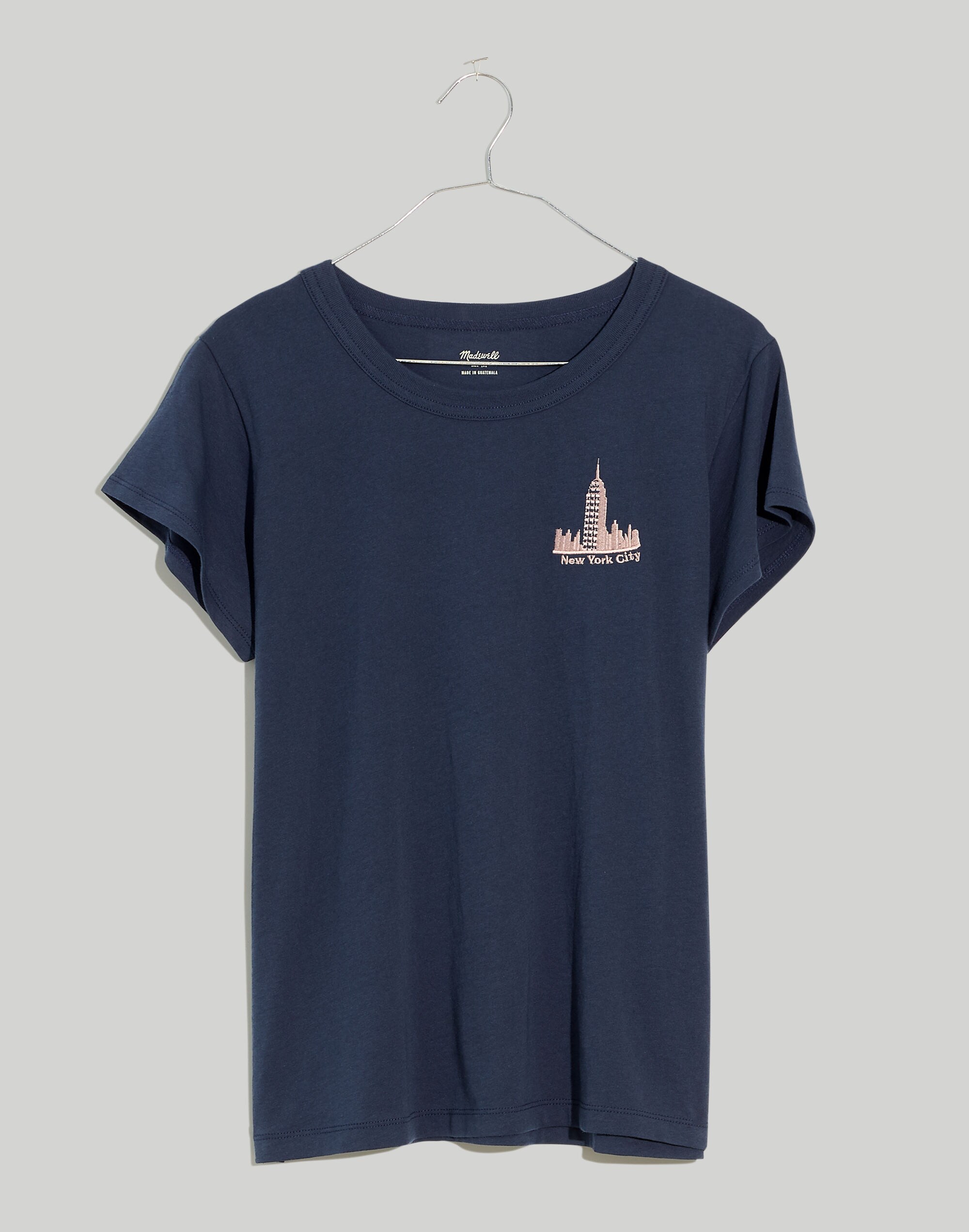 Madewell x Made Some Souvenirs Embroidered Perfect Vintage Tee