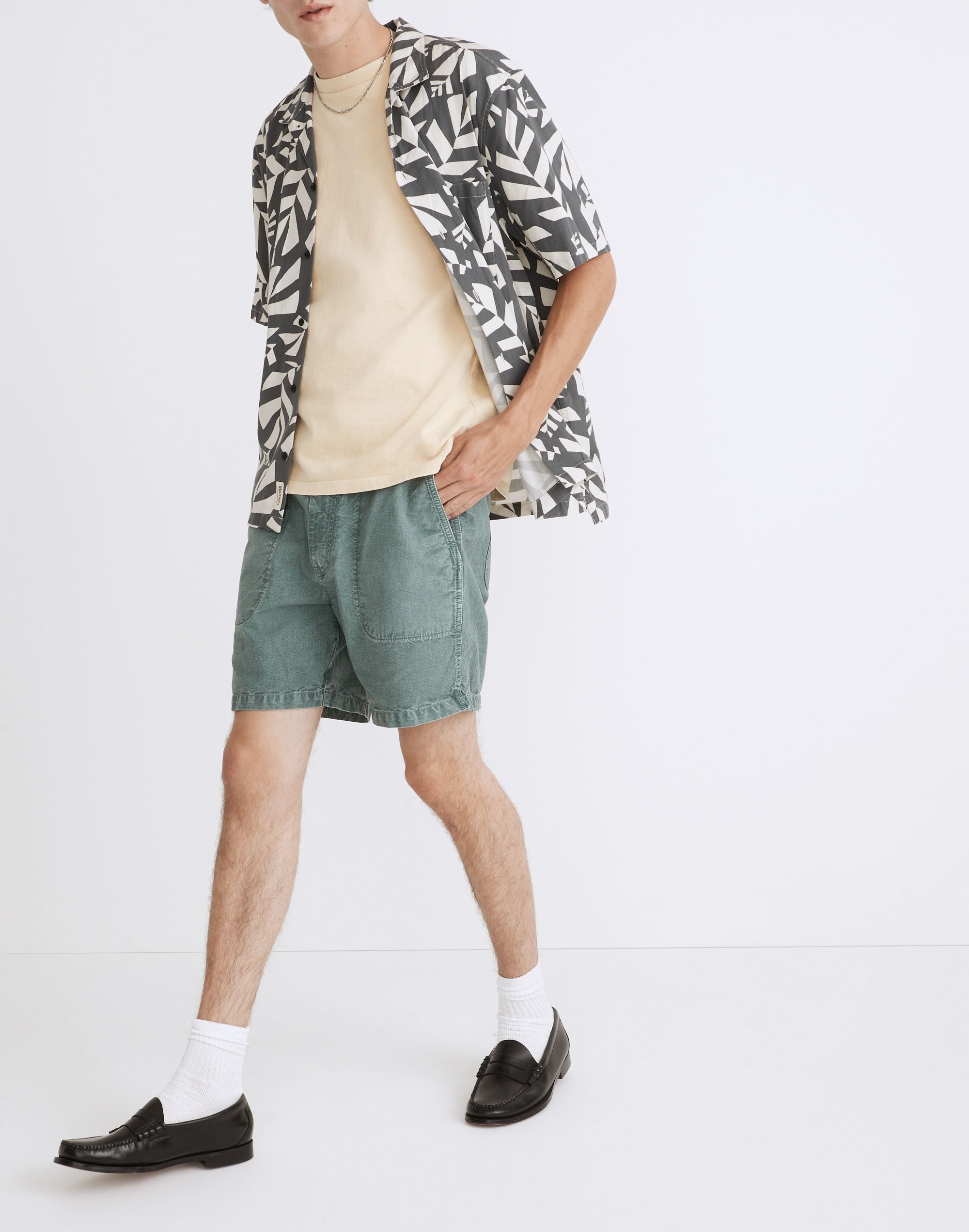 Sun-Faded Chino Shorts