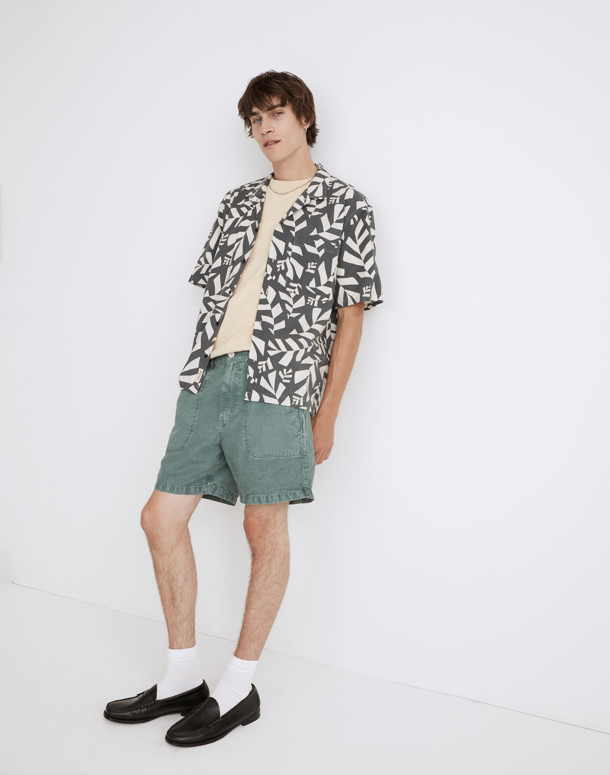 Sun-Faded Chino Shorts