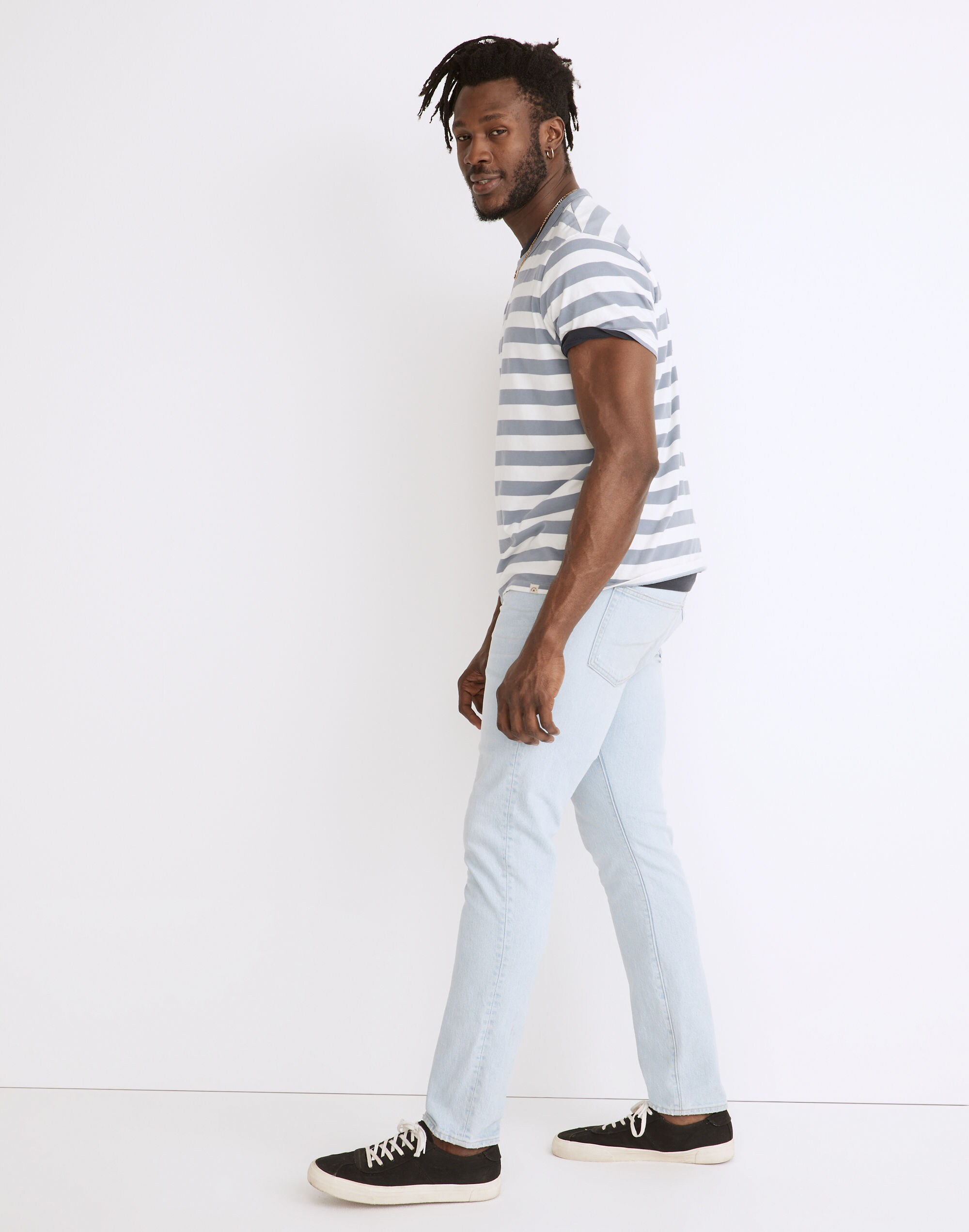 Athletic Slim Jeans in Benefield Wash