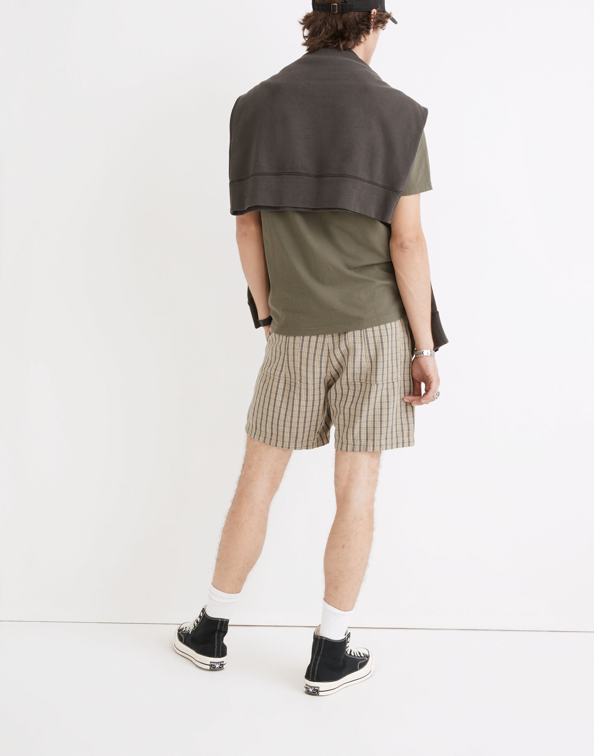 Hemp-Cotton Printed Shorts