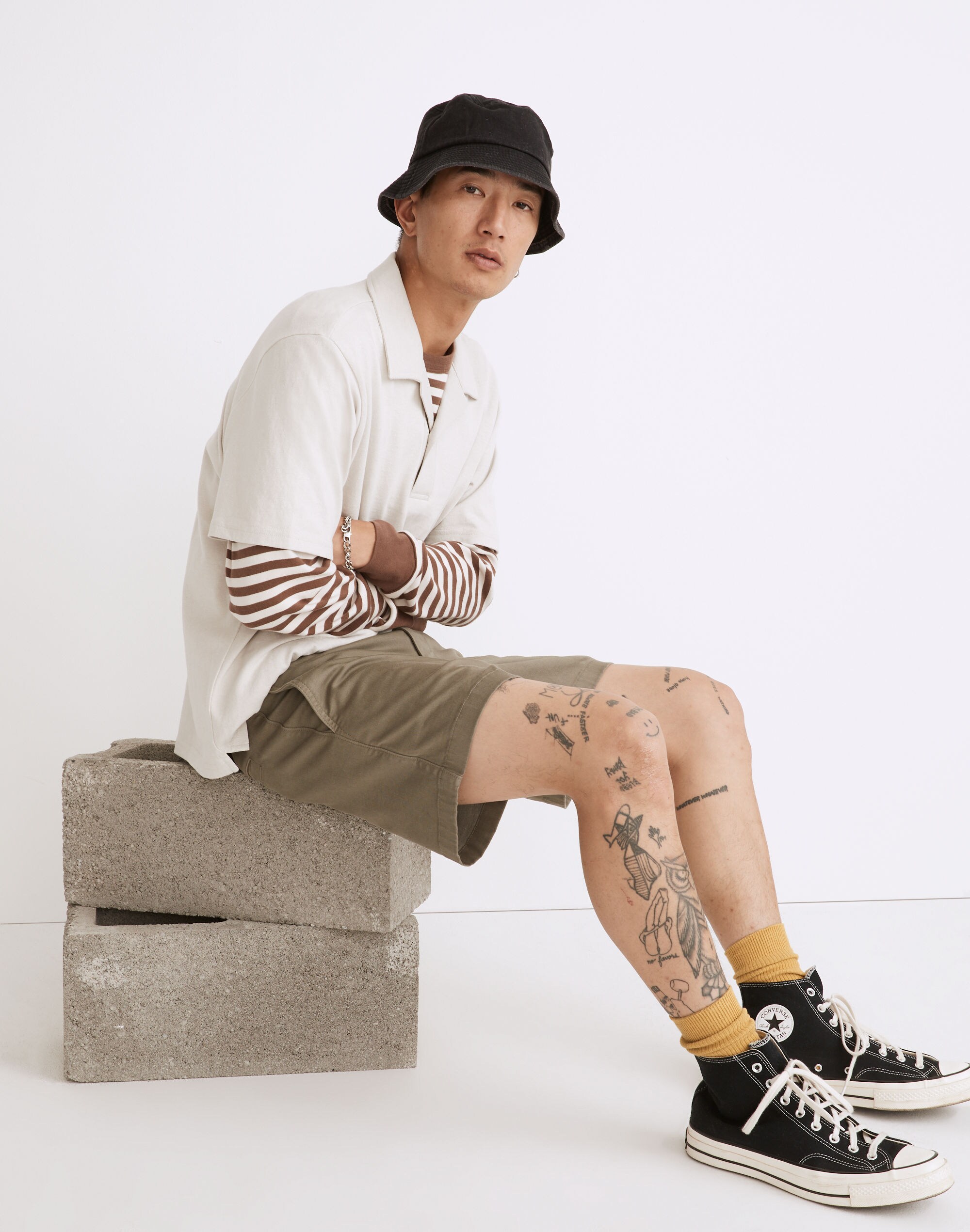 5" Chino Shorts: COOLMAX&reg; Edition