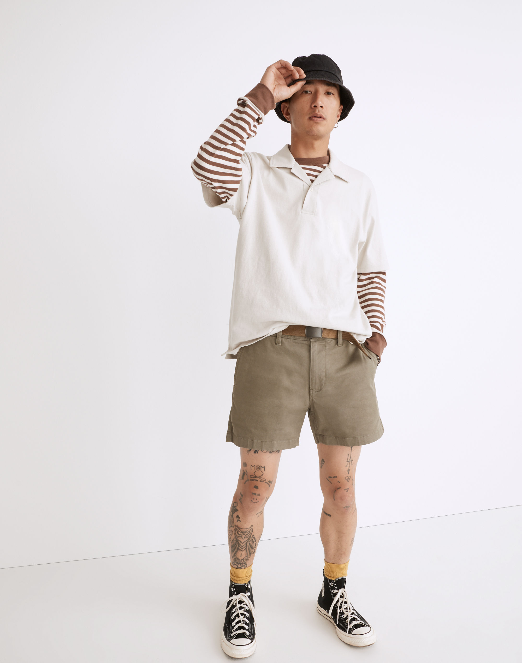 5" Chino Shorts: COOLMAX&reg; Edition