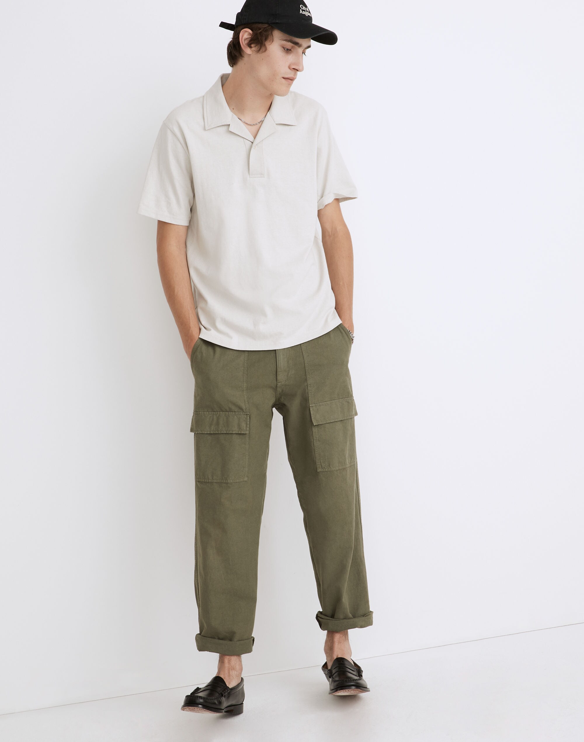 Garment-Dyed Hybrid Cargo Pants