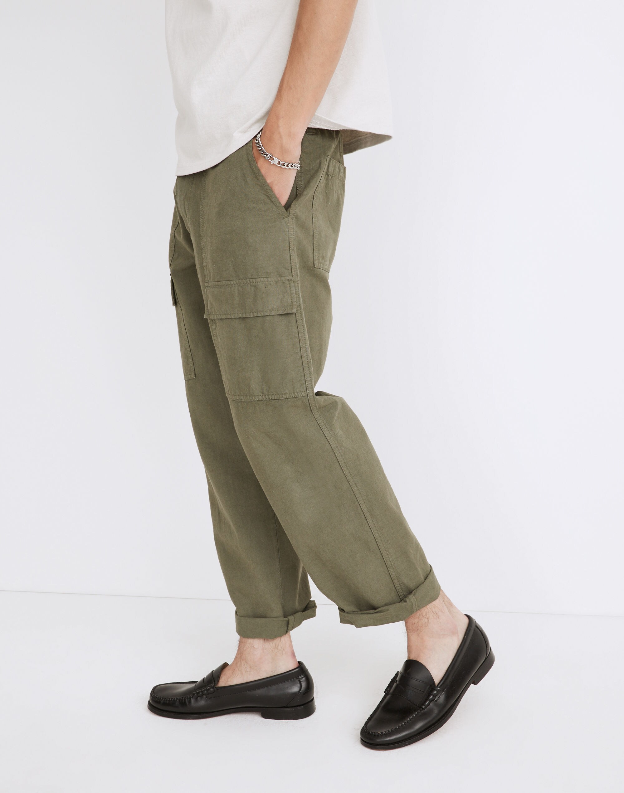 Garment-Dyed Hybrid Cargo Pants