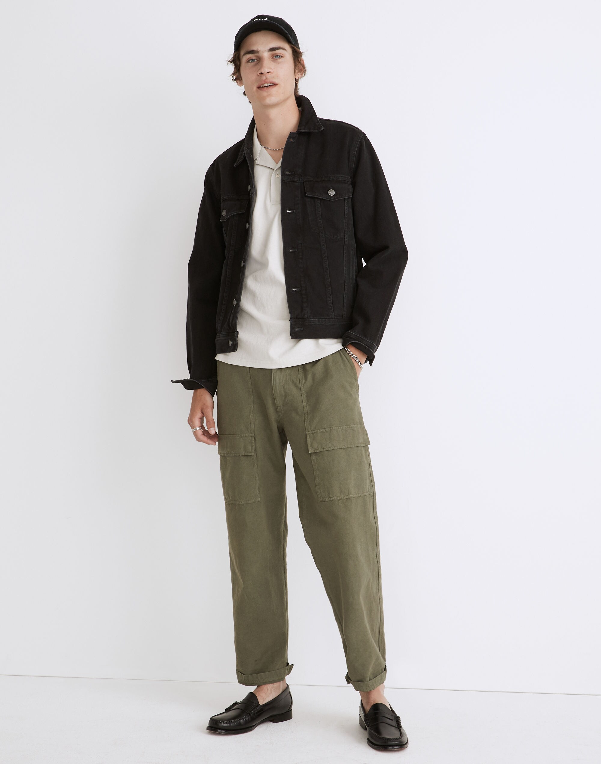 Garment-Dyed Hybrid Cargo Pants