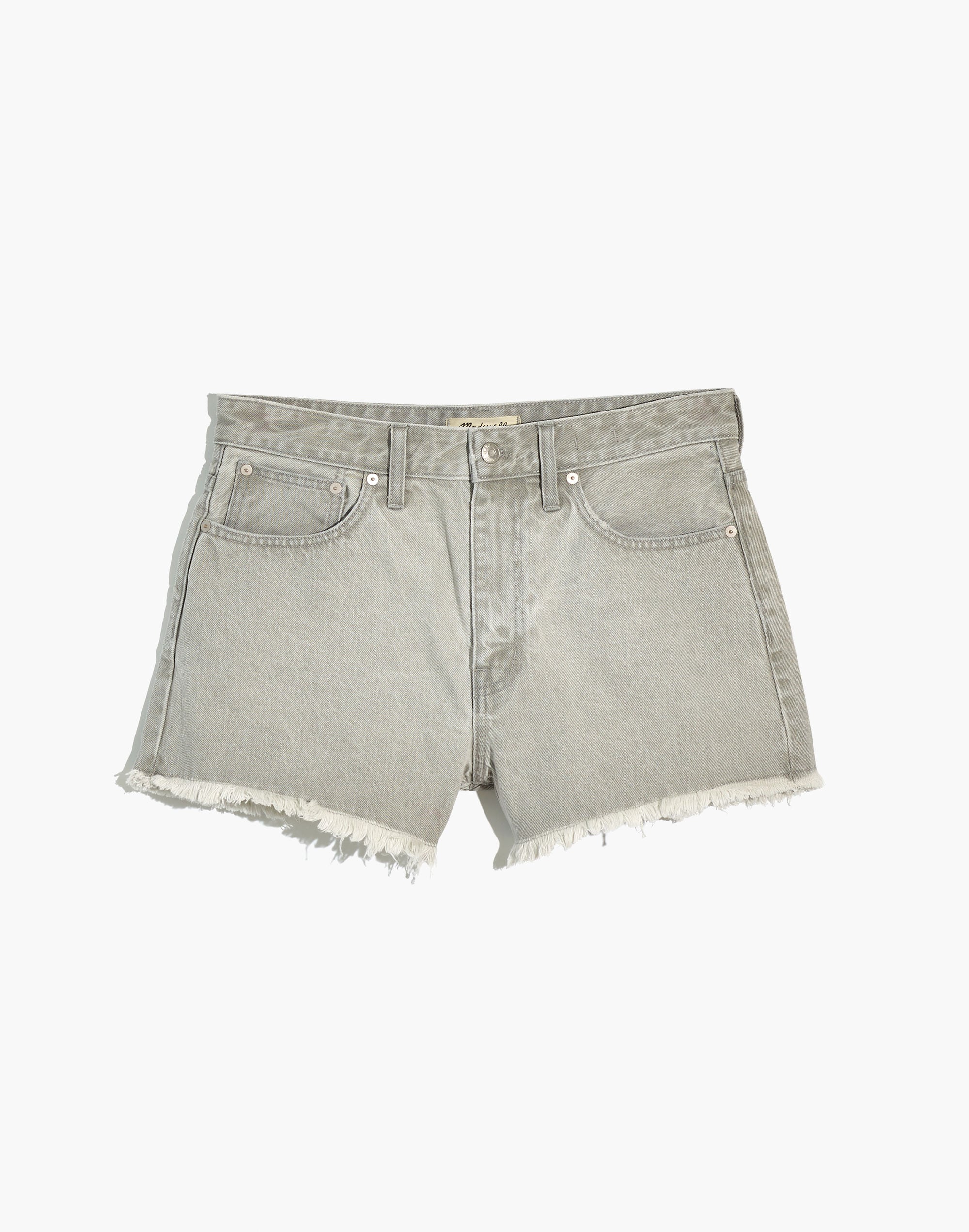 Relaxed Denim Shorts in Vervain Wash