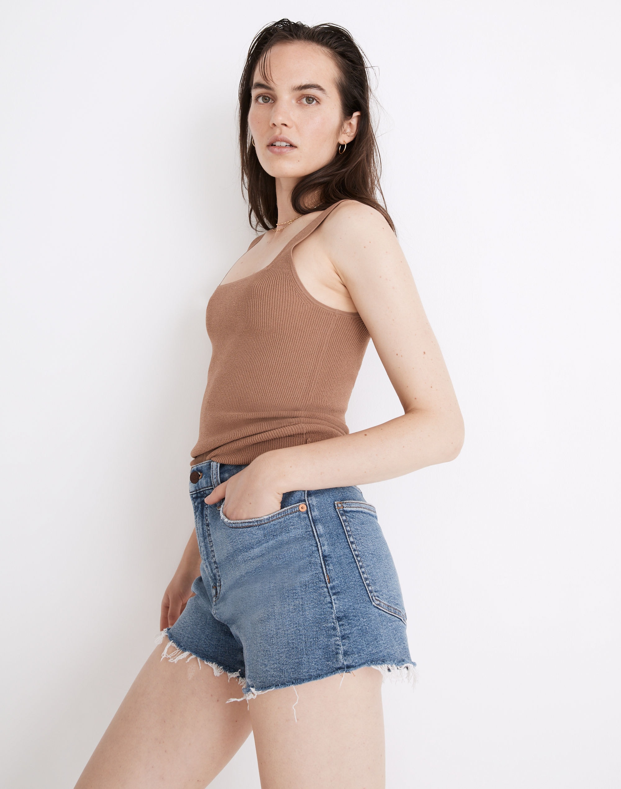 The Perfect Jean Short in Ellacott Wash