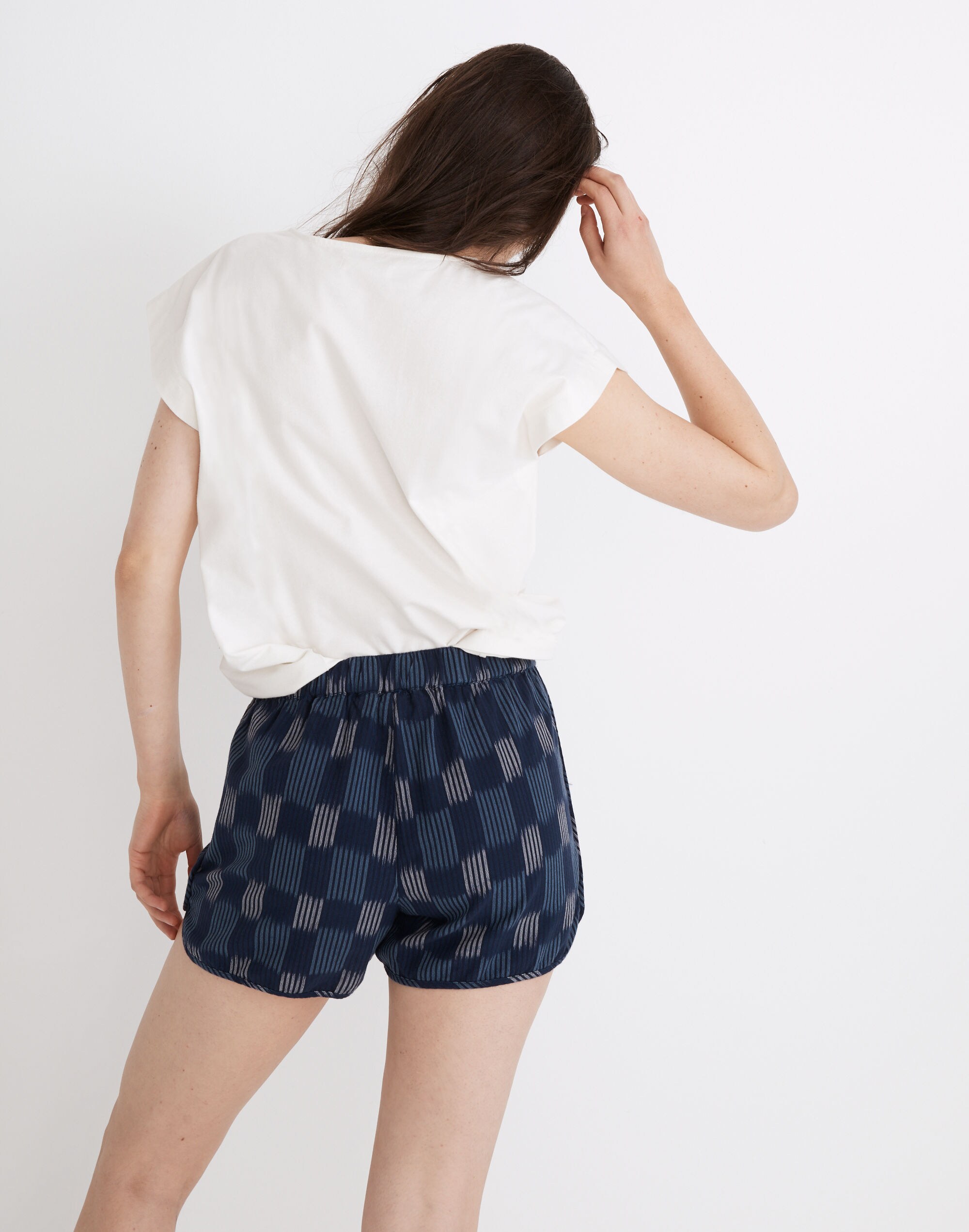 Pasadena Pull-On Shorts in Jacquard Stripe