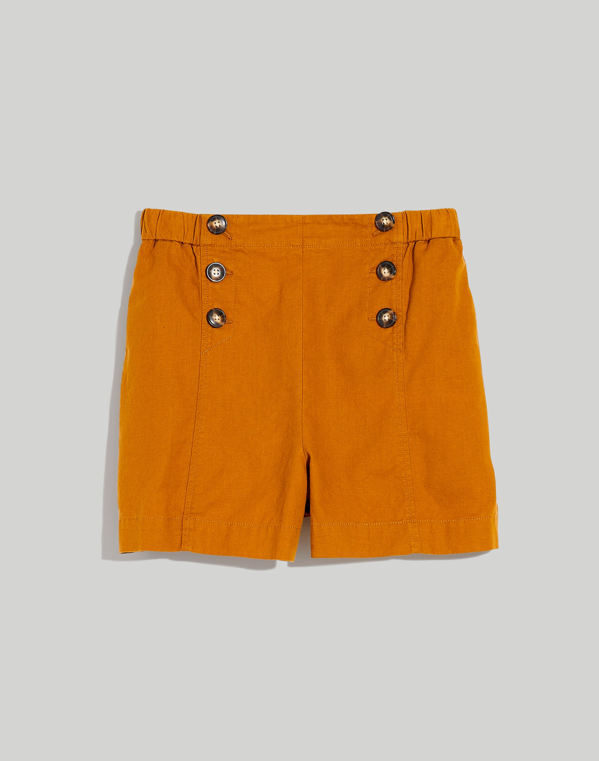 Hemp-Cotton Pull-On Sailor Shorts