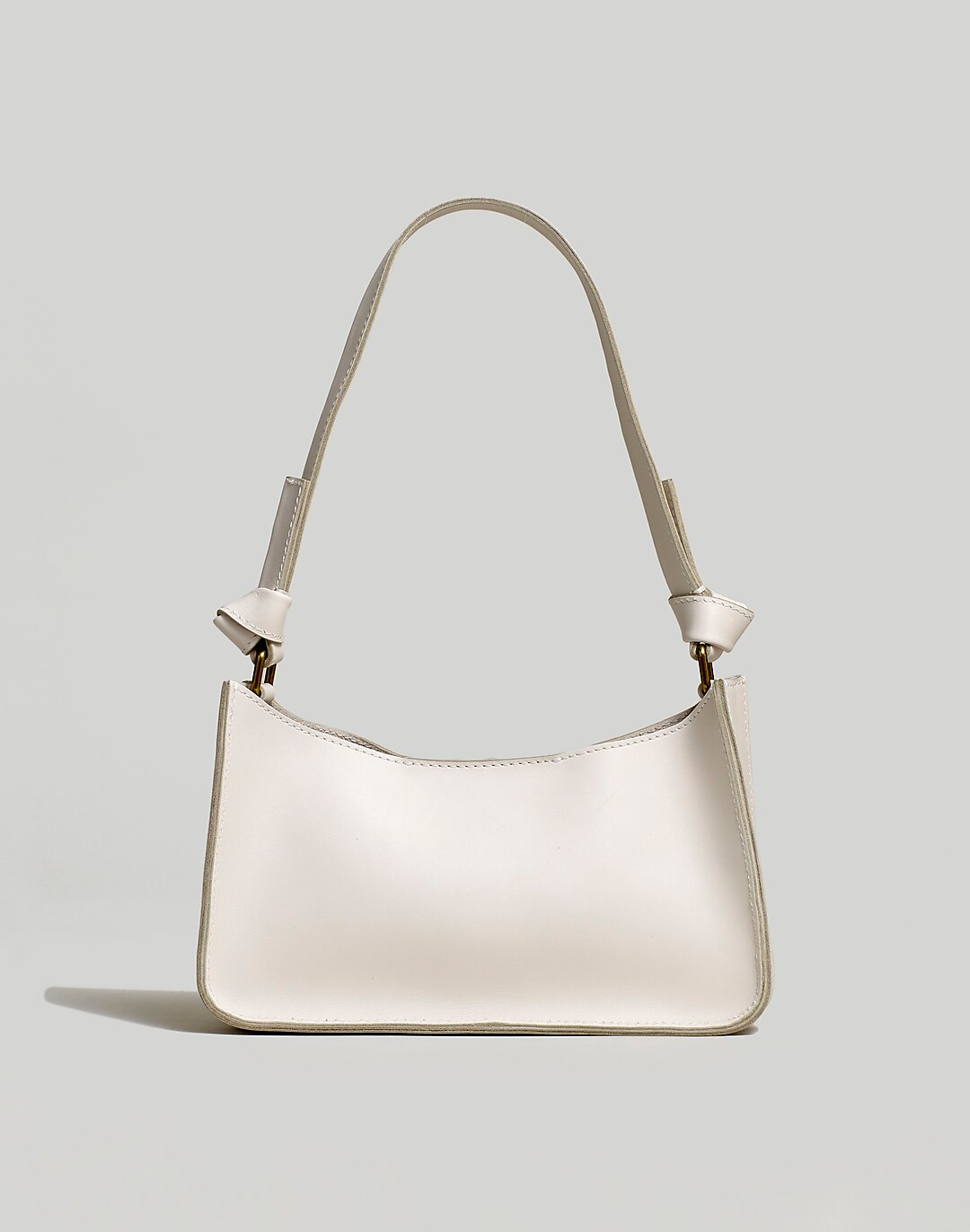 Asymmetric Shoulder Bag, Silver