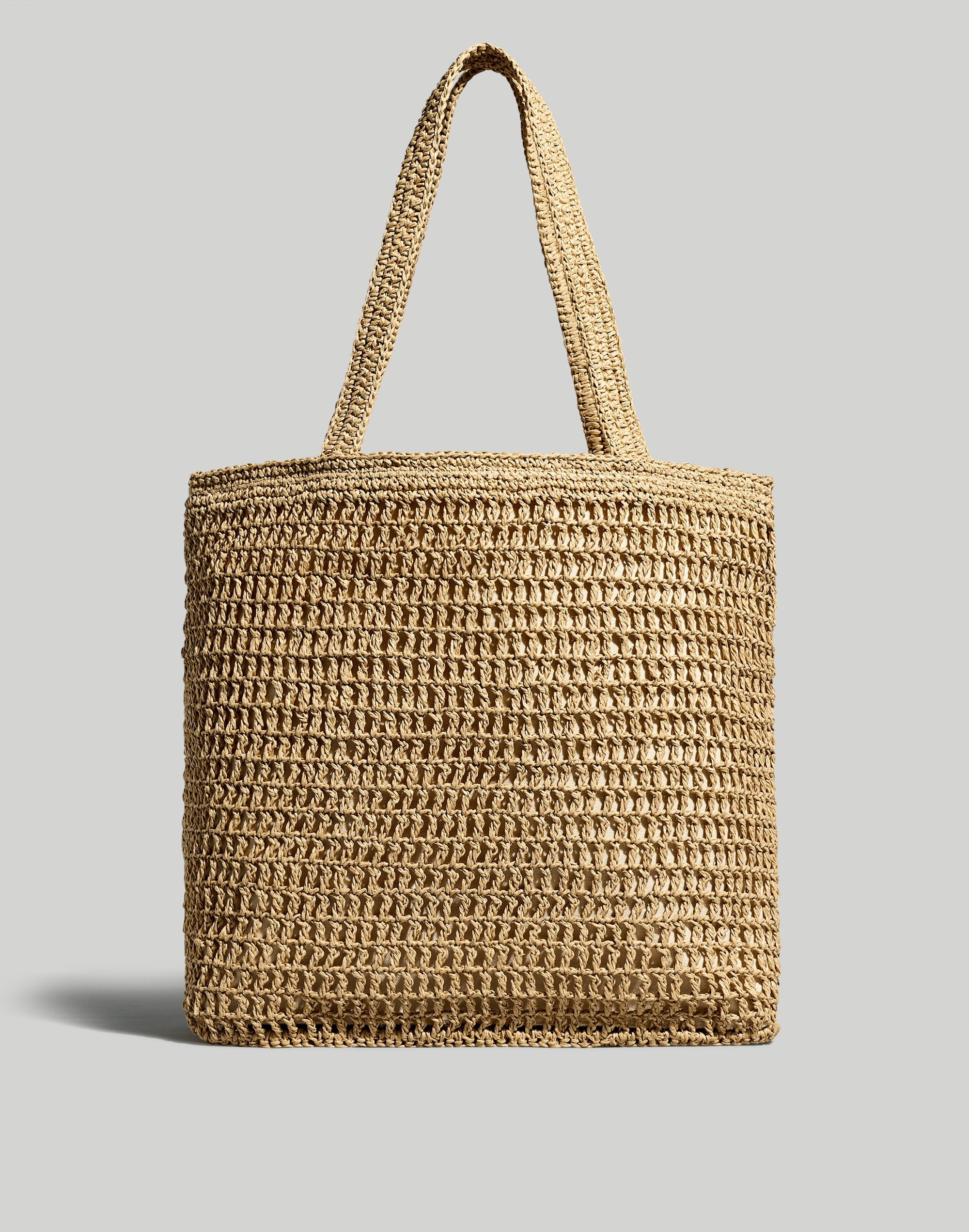 Mw The Transport Tote: Straw Edition In Desert Dune