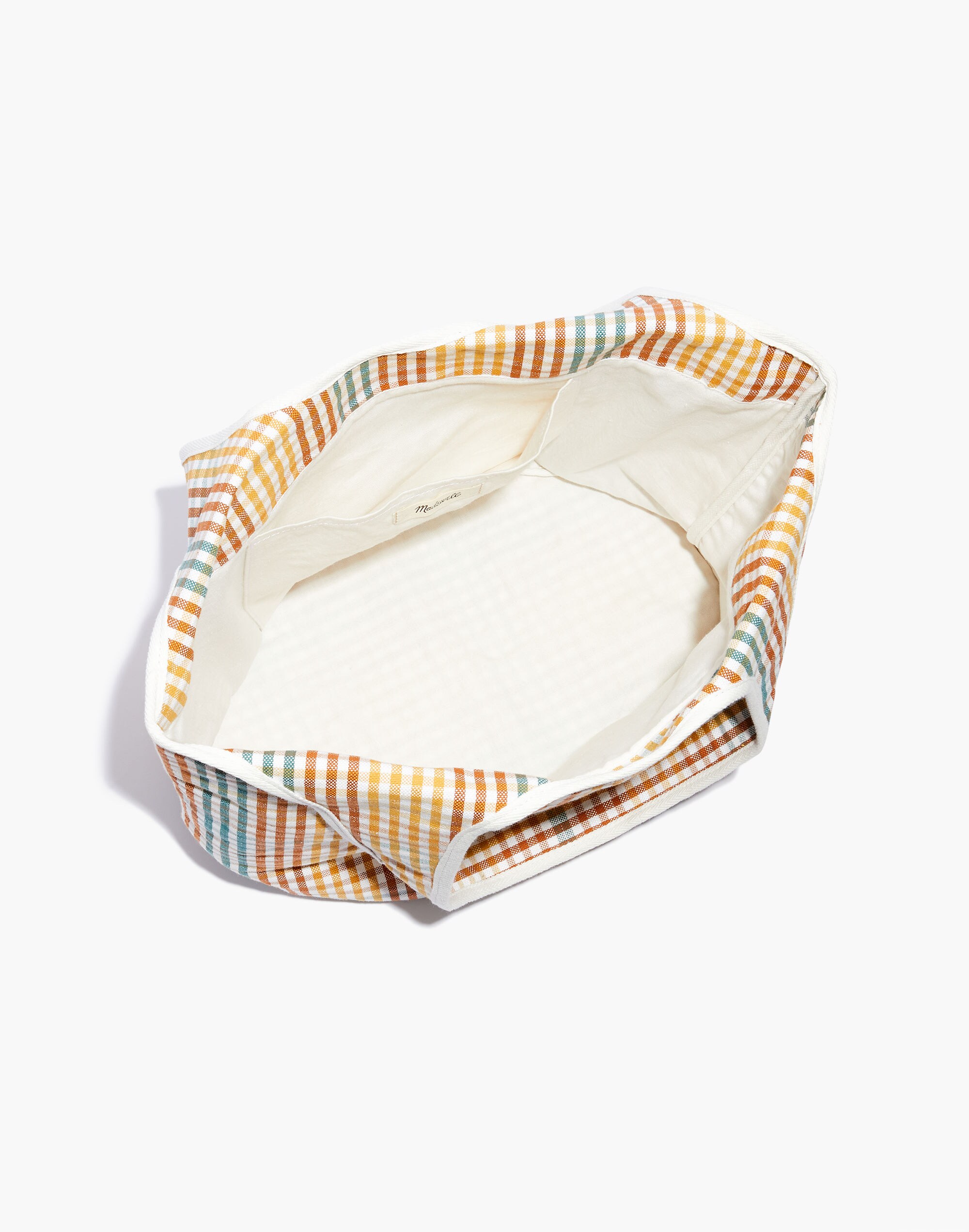 The Sicilia Tote in Rainbow Gingham