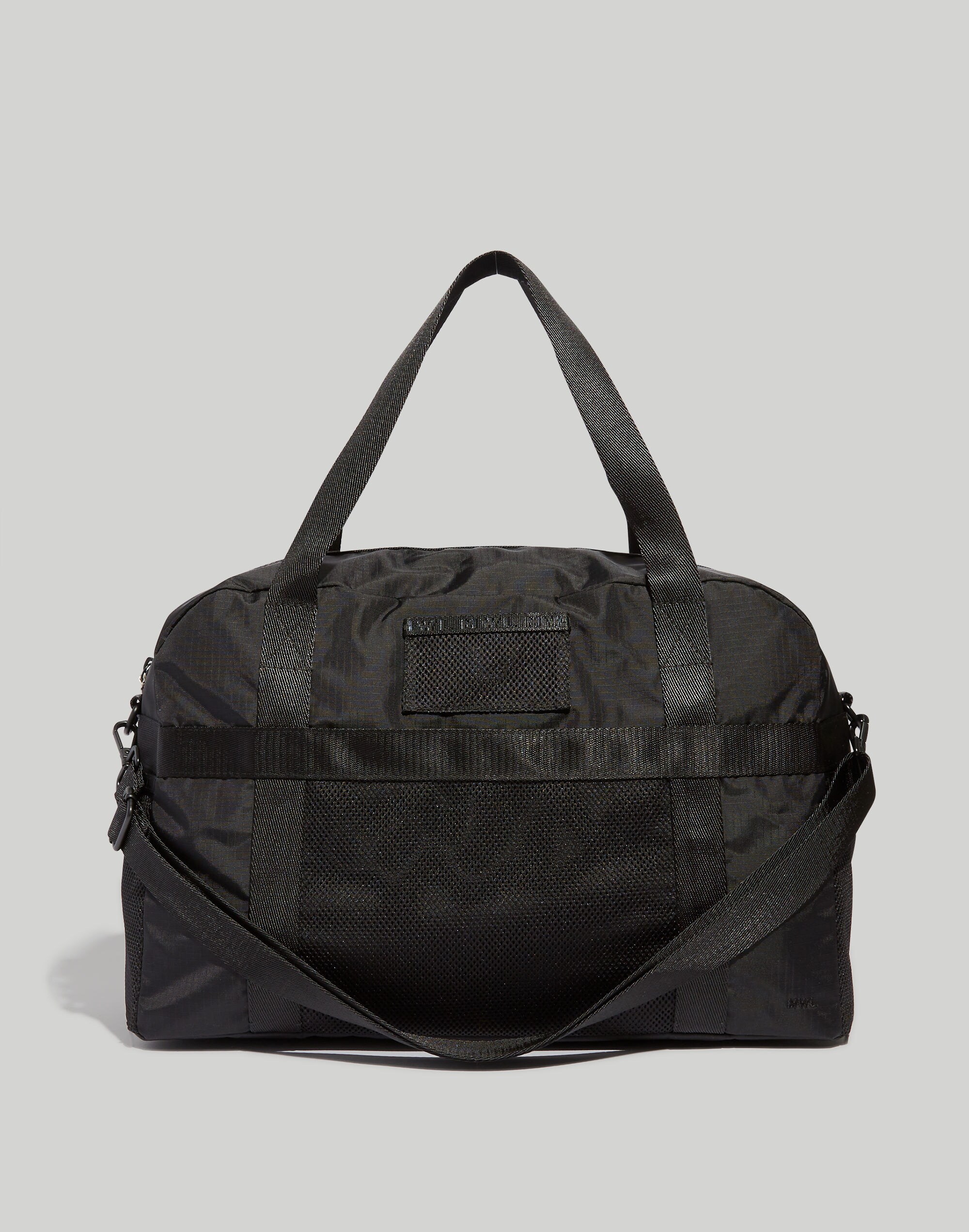 the mwl (re)sourced ripstop nylon duffle bag
