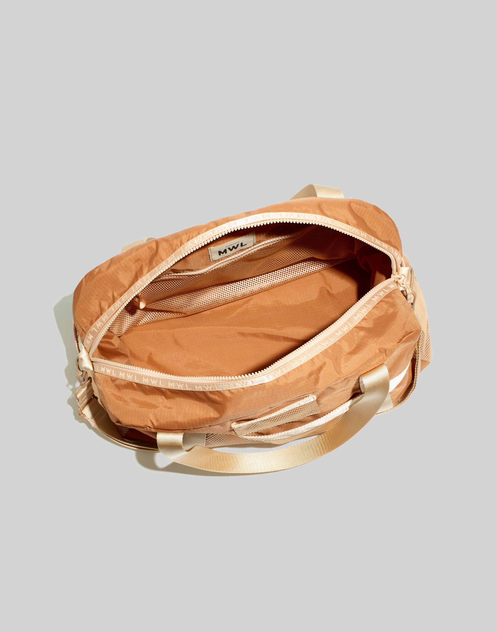 The MWL (Re)sourced Ripstop Nylon Duffle Bag in Colorblock